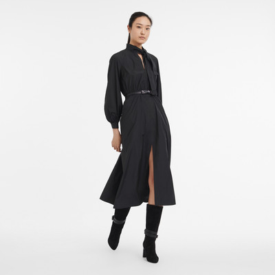 Longchamp Dress Black - Taffeta outlook