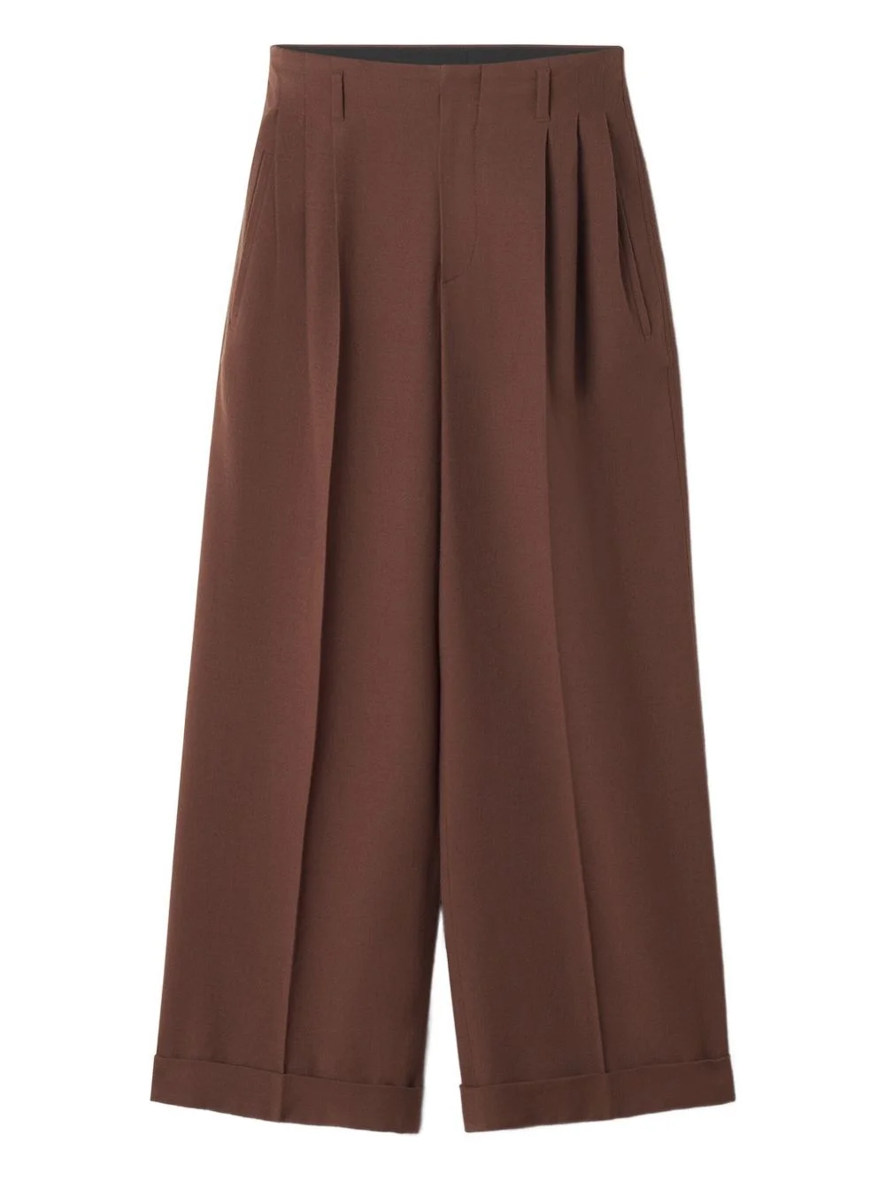 pleated-front trousers - 1