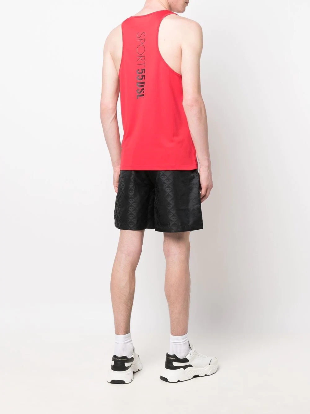 logo-patch performance tank top - 2