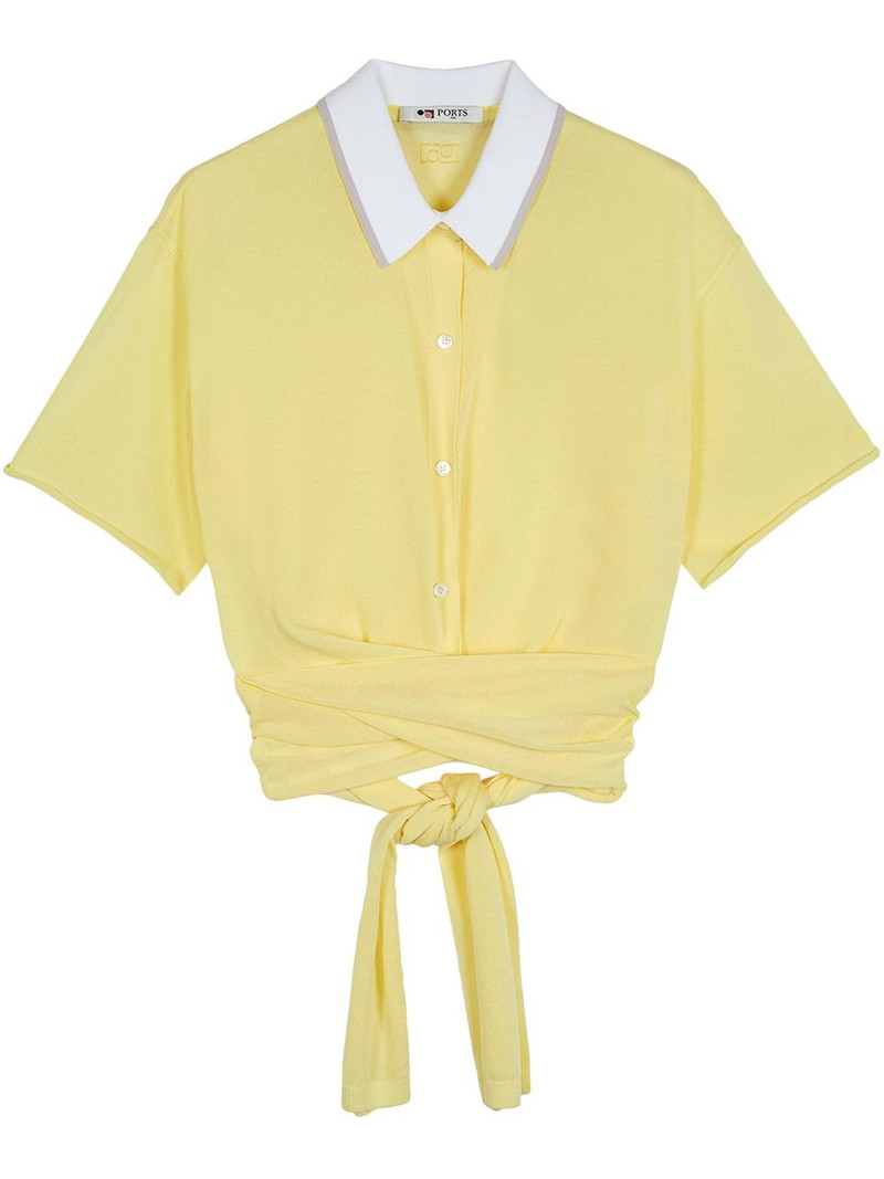 wrap polo top 1