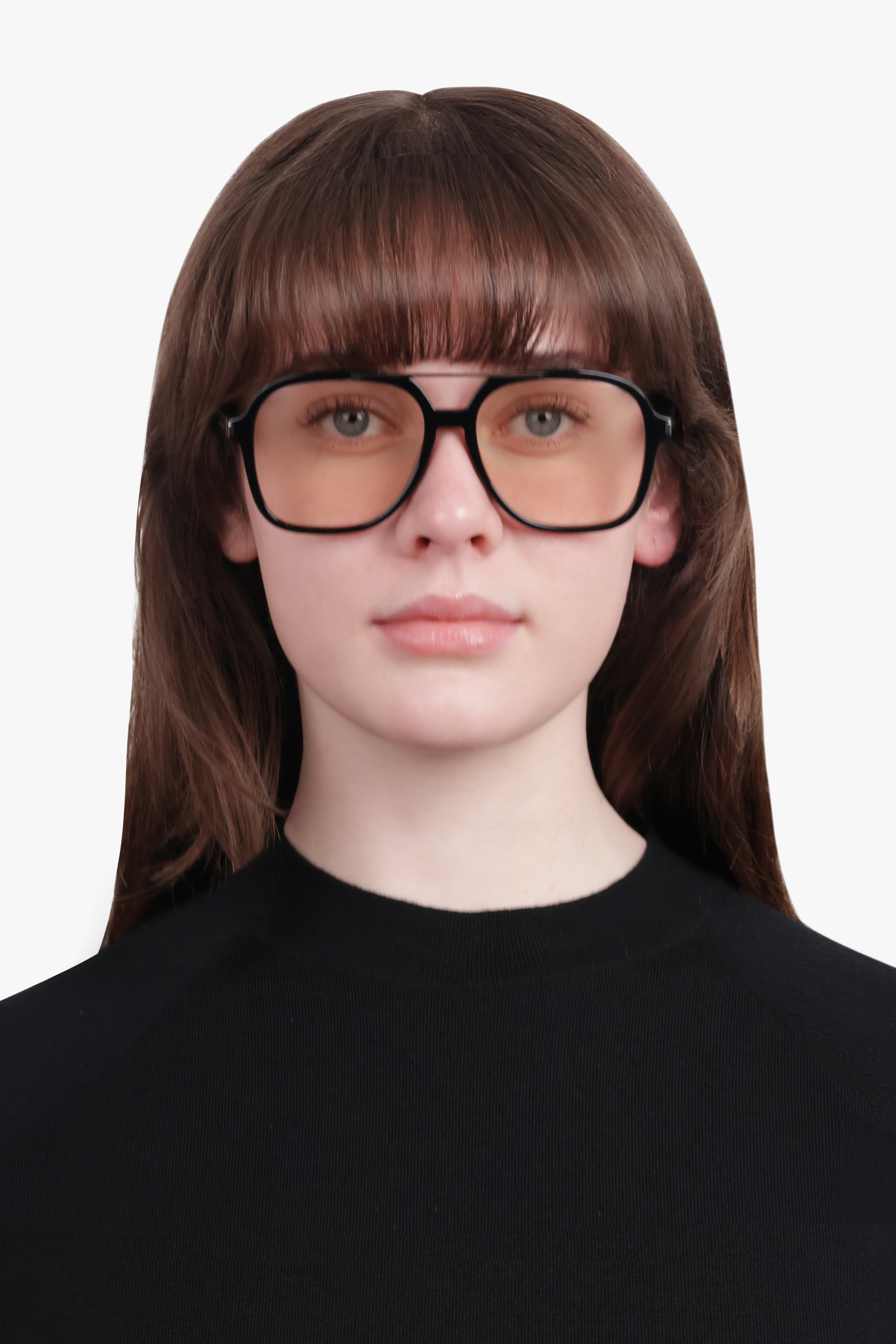 SL 545 ROUND AVIATOR SUNGLASSES | BLACK - 4