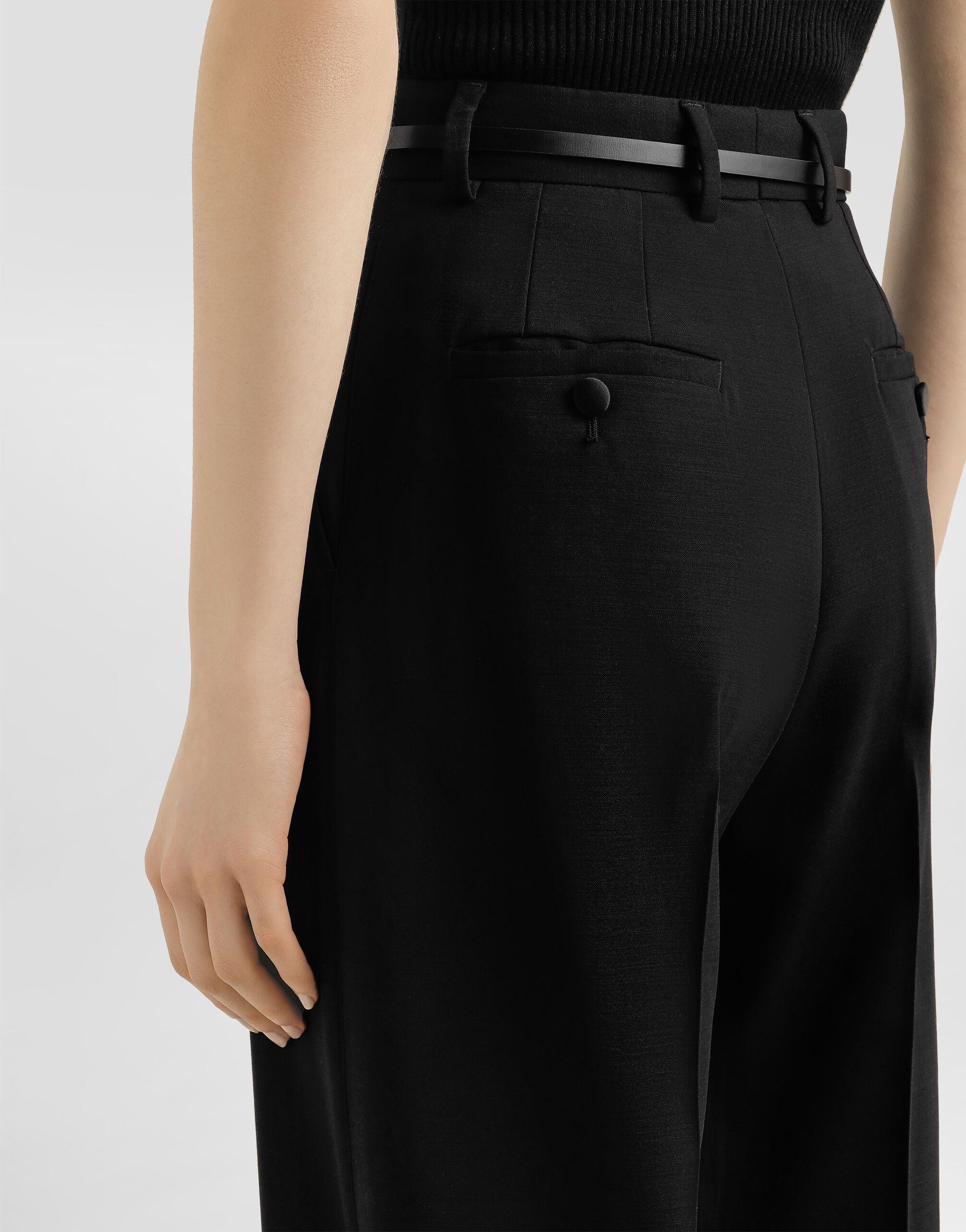 Bi-stretch wool trousers - 3