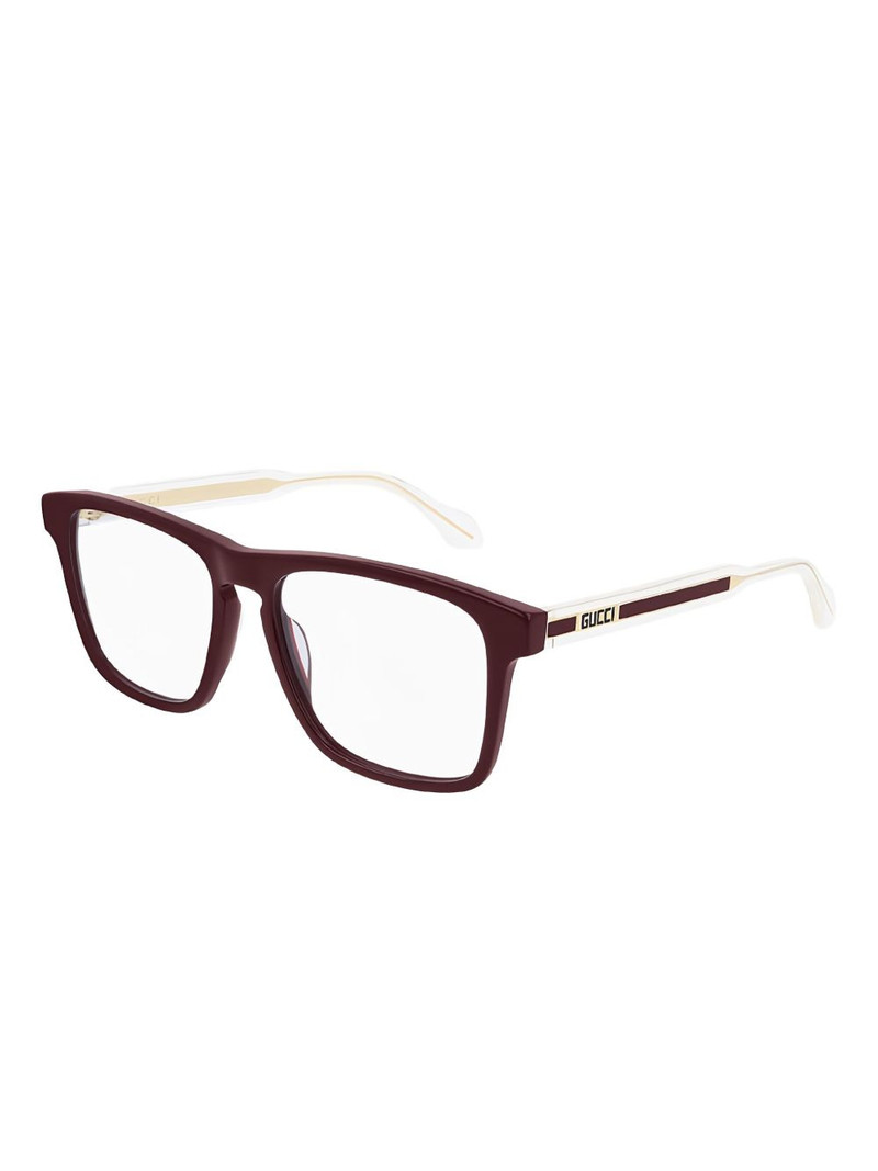 GUCCI rectangle full-rim glasses outlook