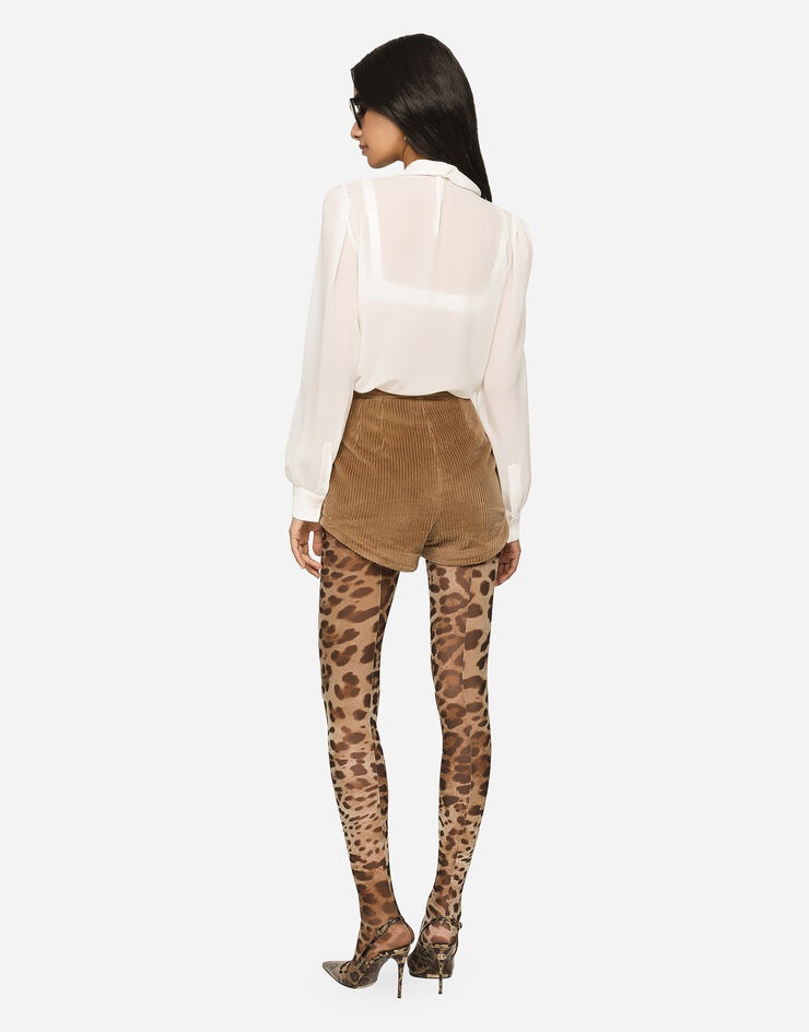 Georgette blouse with ruches - 3