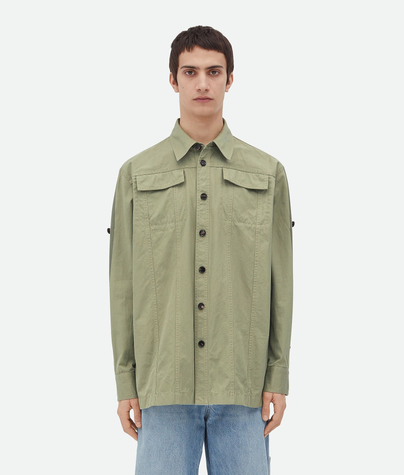 Light Cotton Twill Overshirt - 1
