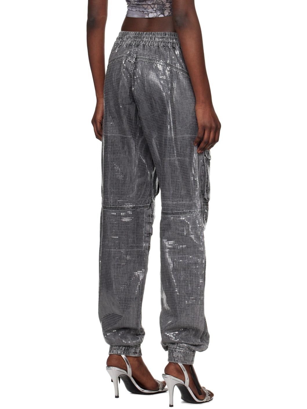 Gray D-Mirt 0pgac Denim Cargo Pants - 3