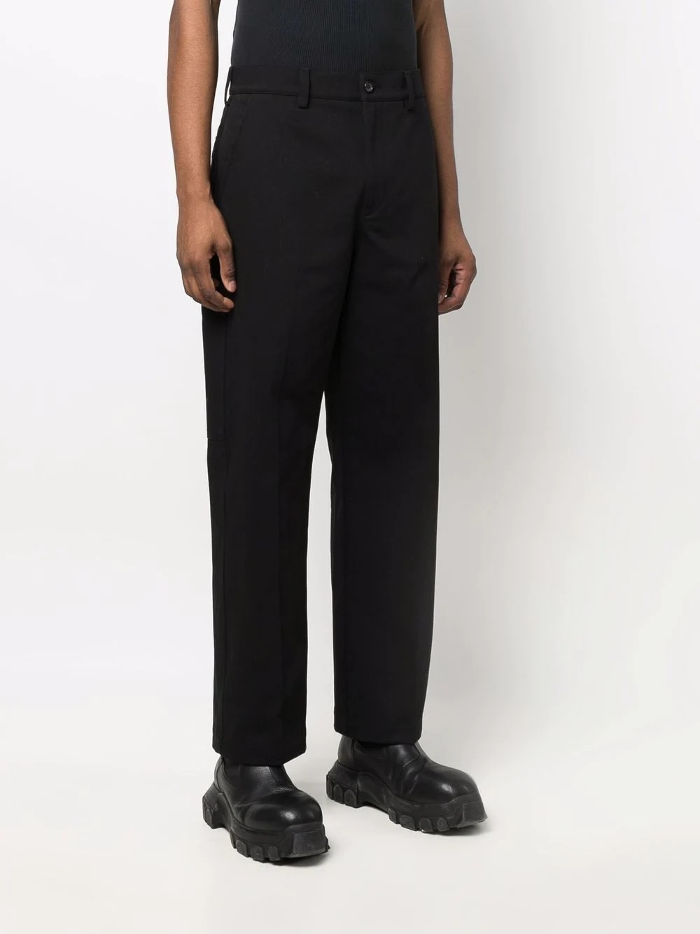 straight-leg logo trousers - 3