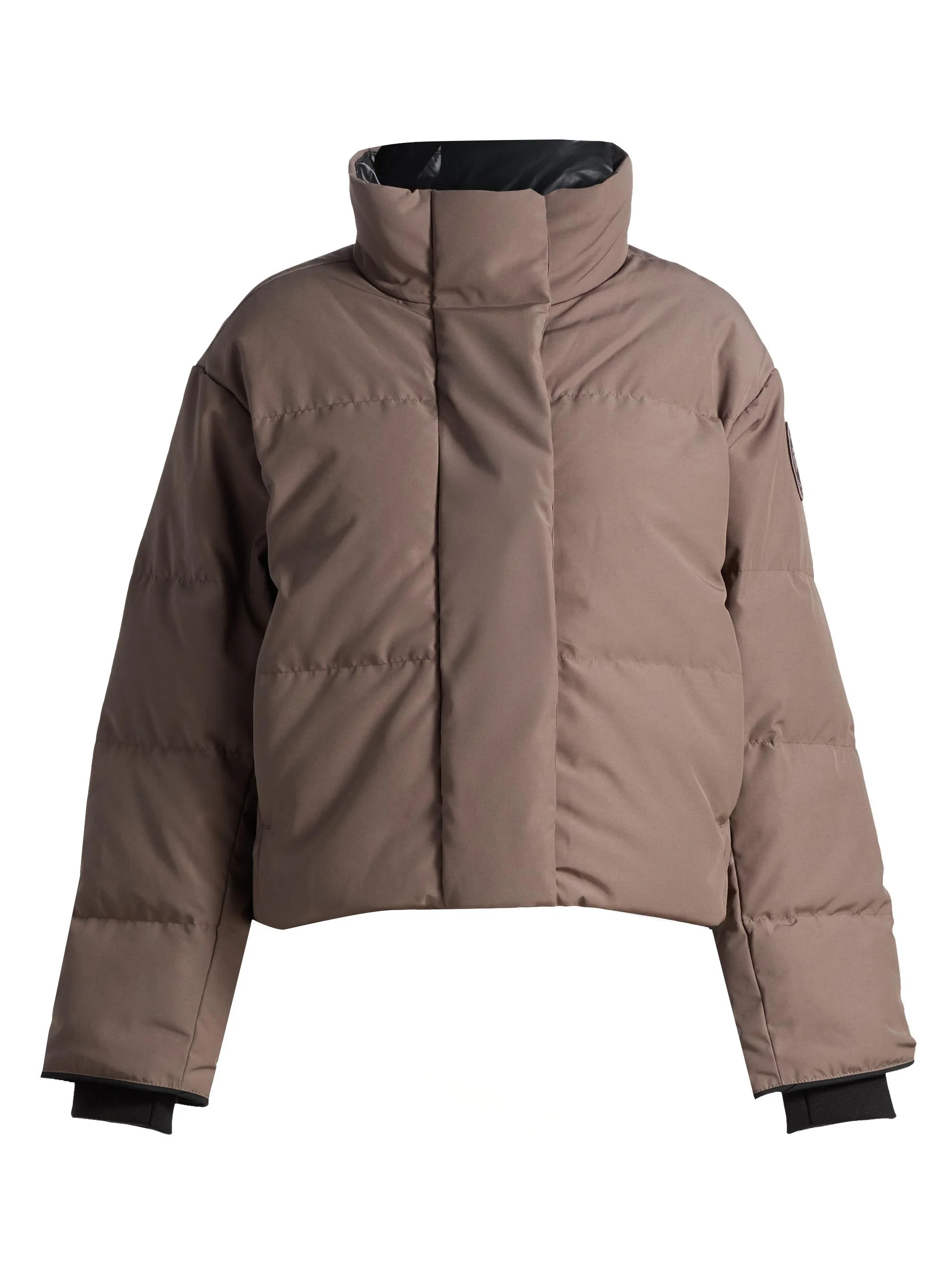 Women's Grandview Crop Jacket - Taupe Grey Gris Taupe - 1