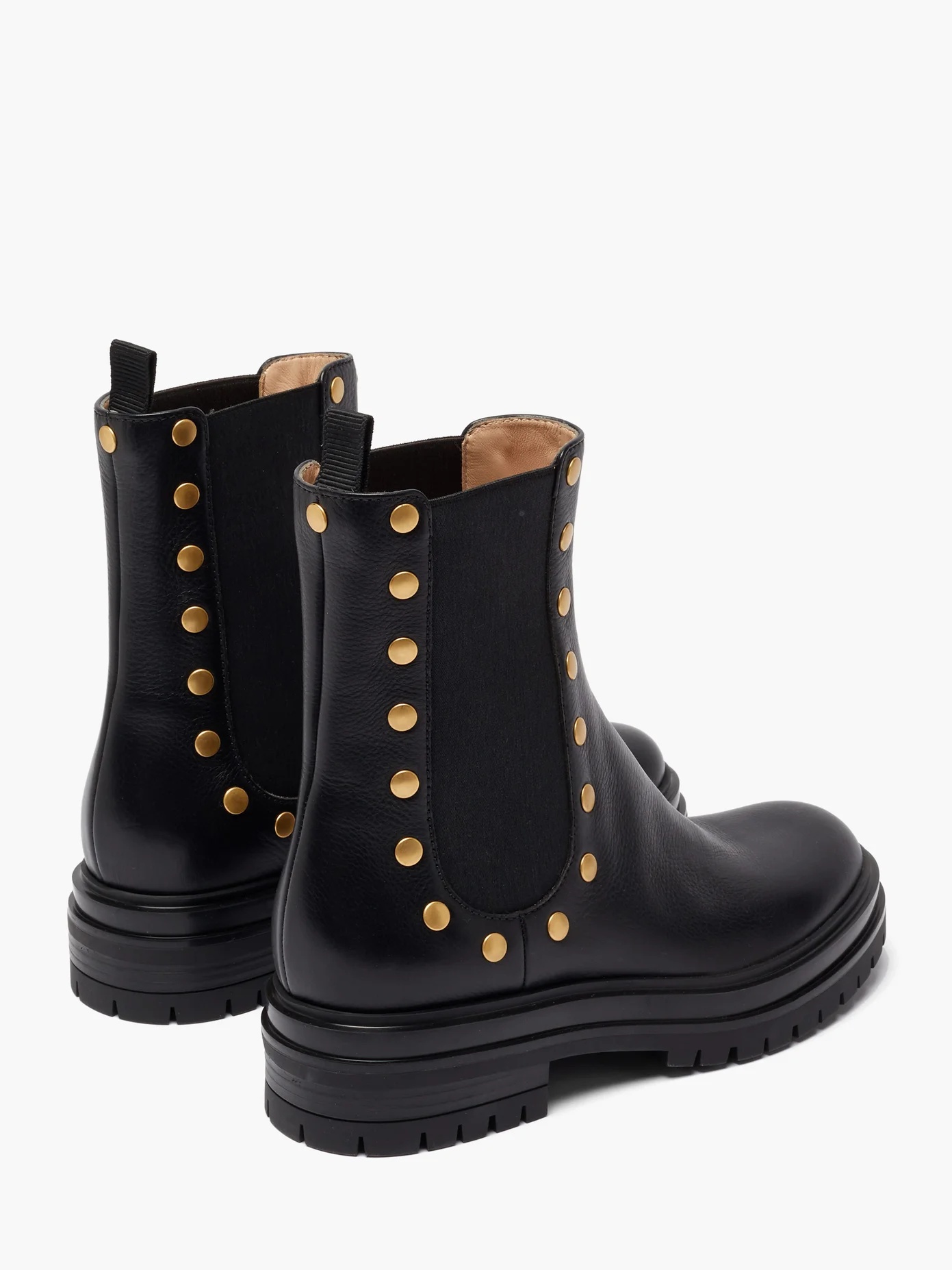 Russel studded leather Chelsea boots - 3