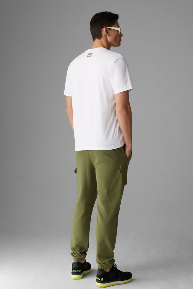 Mick T-shirt in White/Black 3