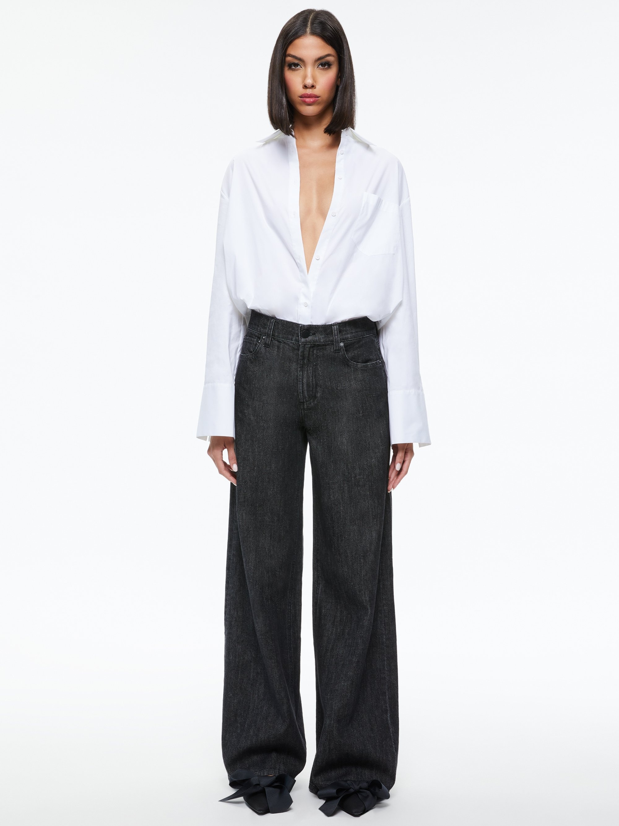 TRISH MID RISE BAGGY JEAN - 4