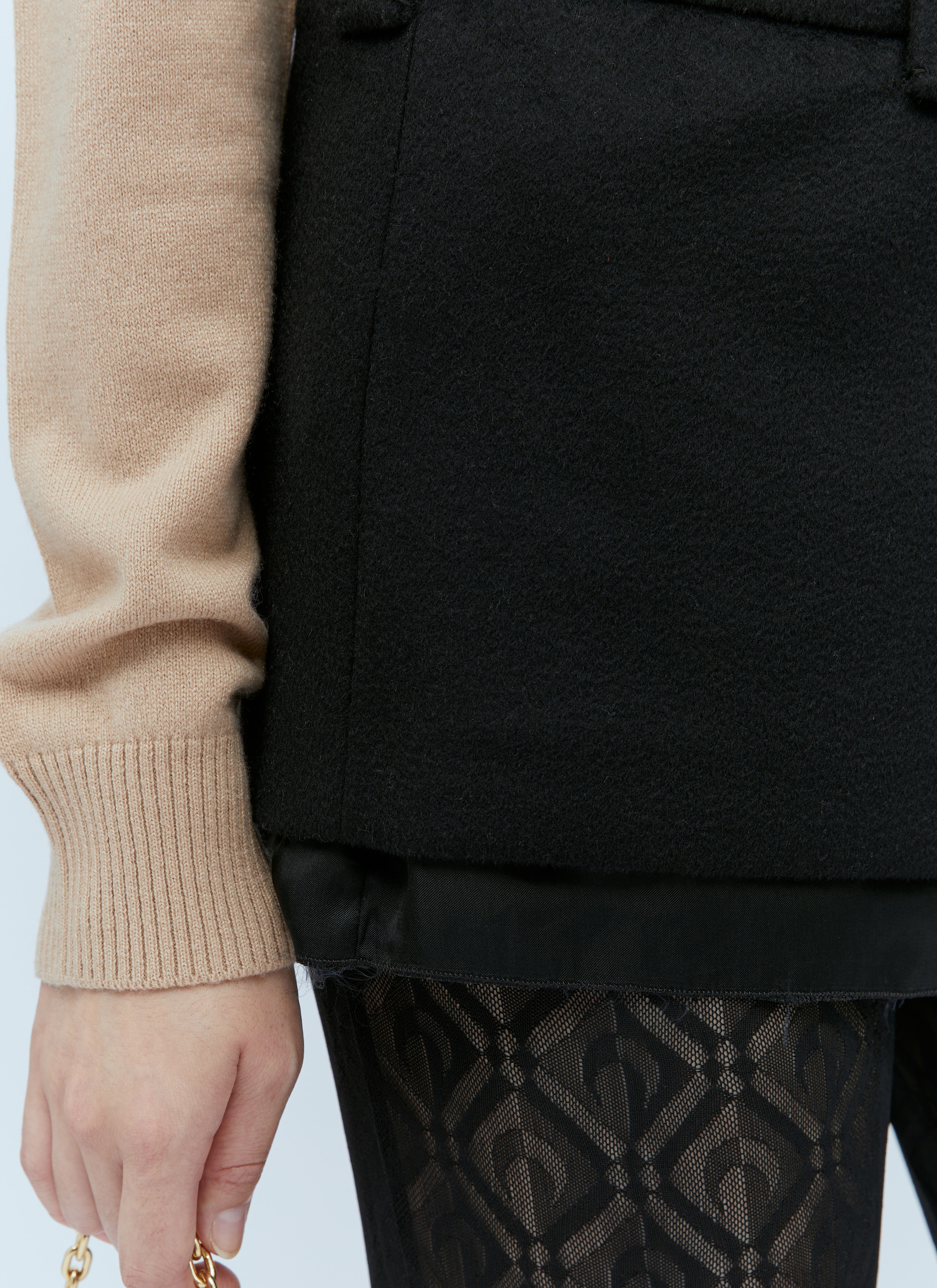 Velour Mini Skirt - 3