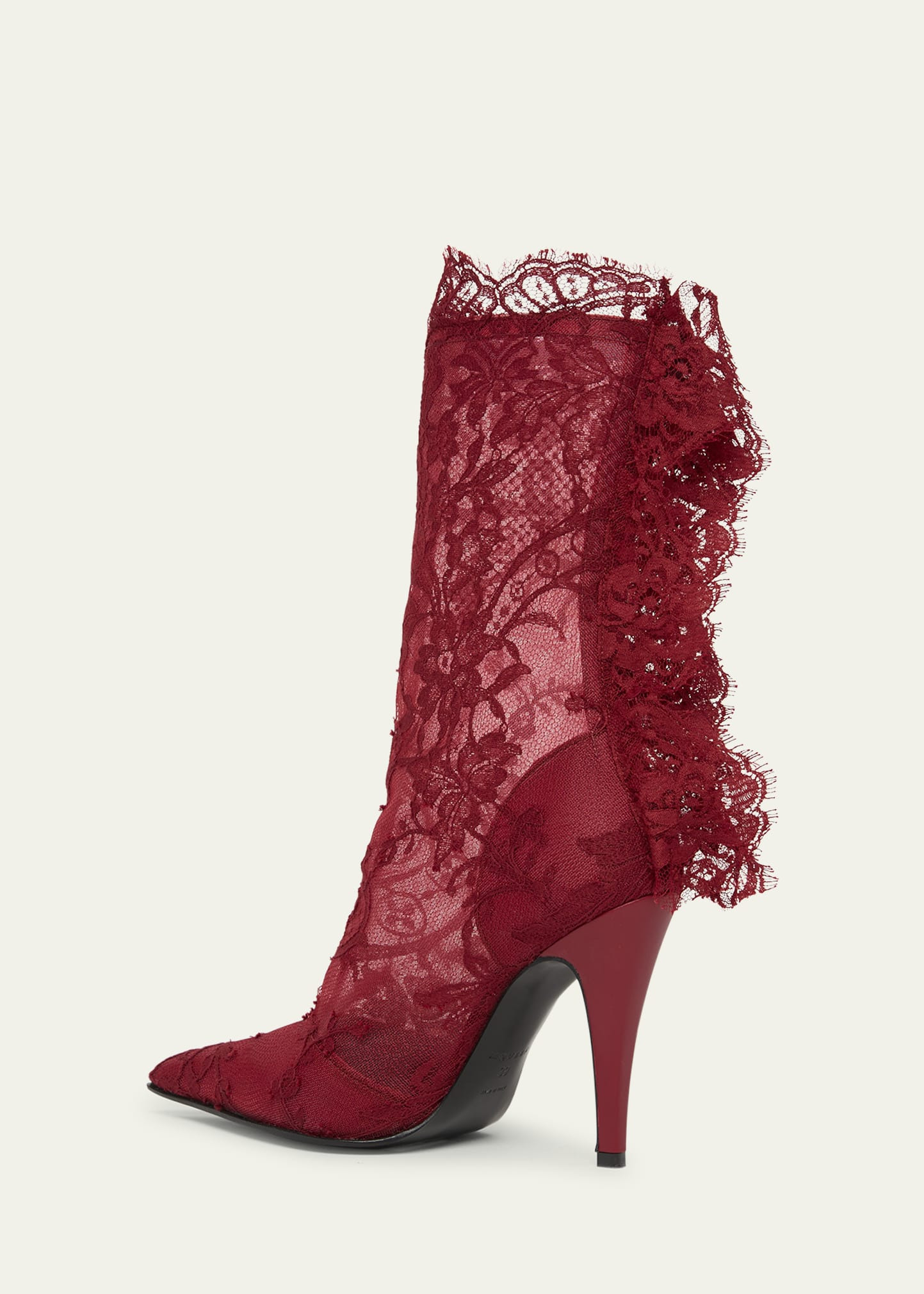 Heron Lace Ankle Boots - 2