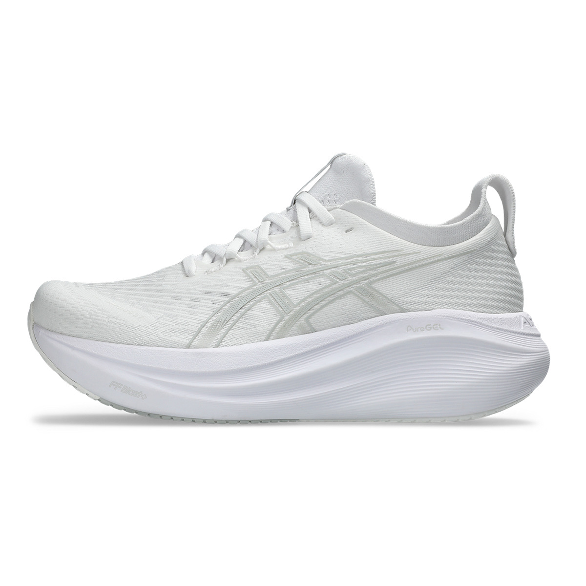 Asics Gel Nimbus 27 White - Glacier Grey - 2