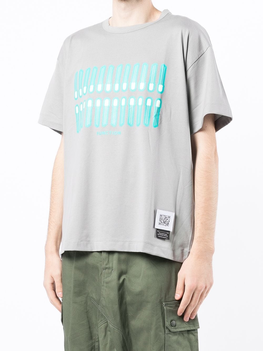 Function-print short-sleeve T-shirt - 3