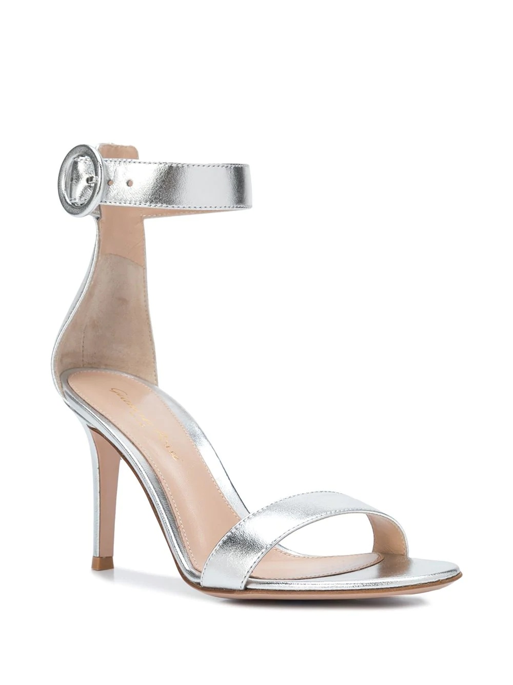 Portofino 85mm leather sandals - 2