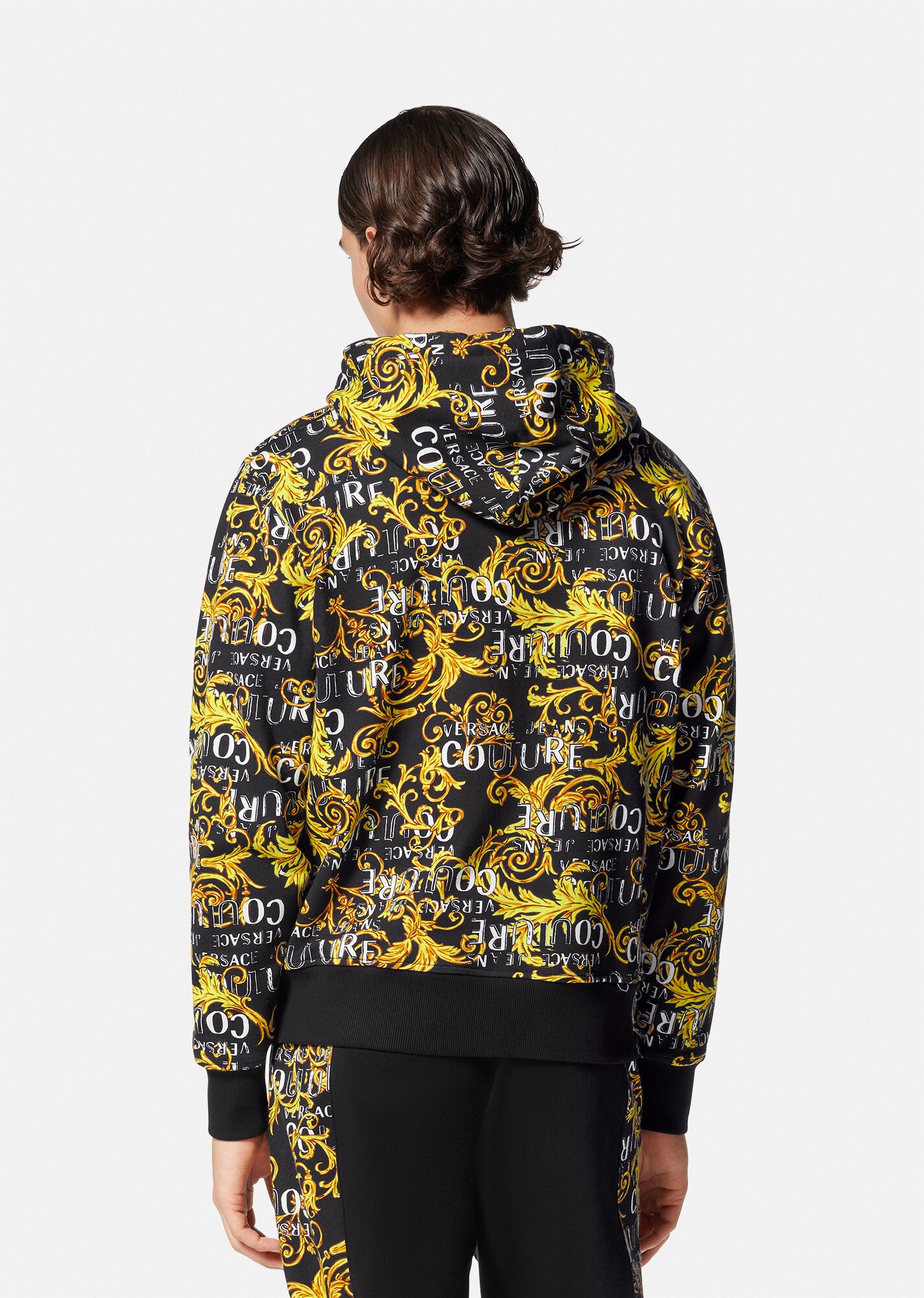 Logo Couture Zip Hoodie - 4