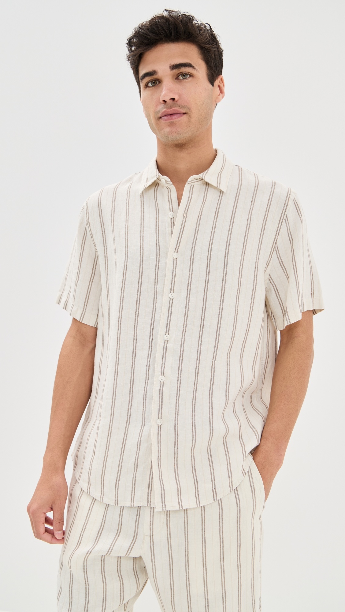 Mesa Stripe Casual Shirt - 1
