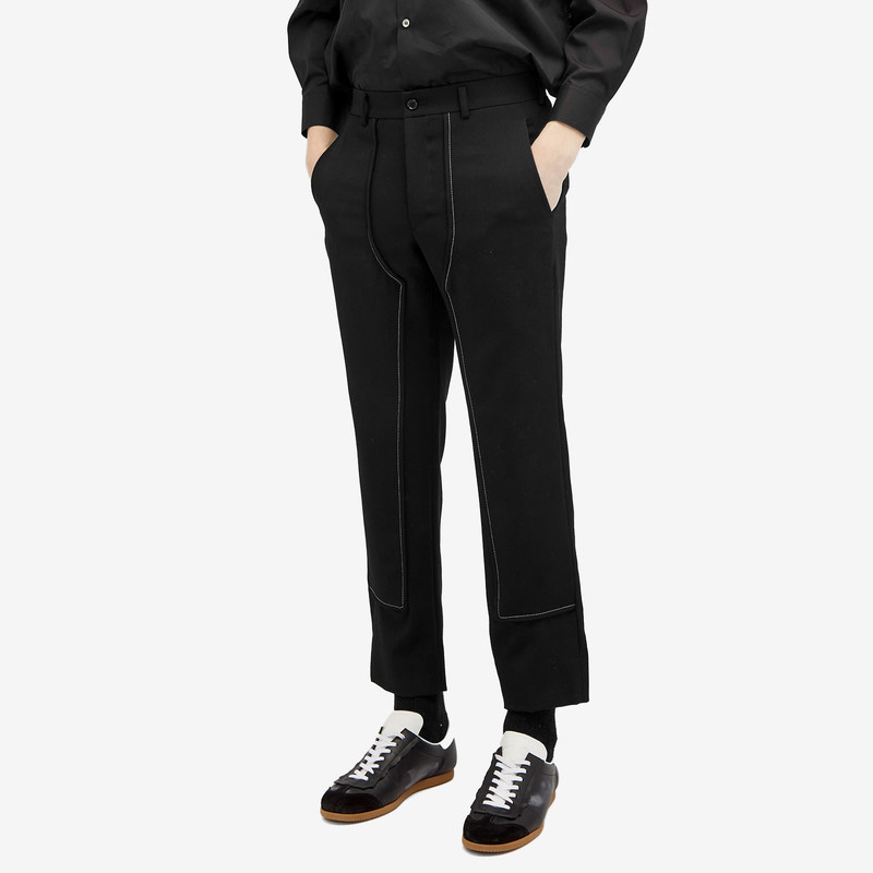 BLACK COMME des GARÇONS Comme des Garçons Black Gabardine Contrast Stitch Pant outlook