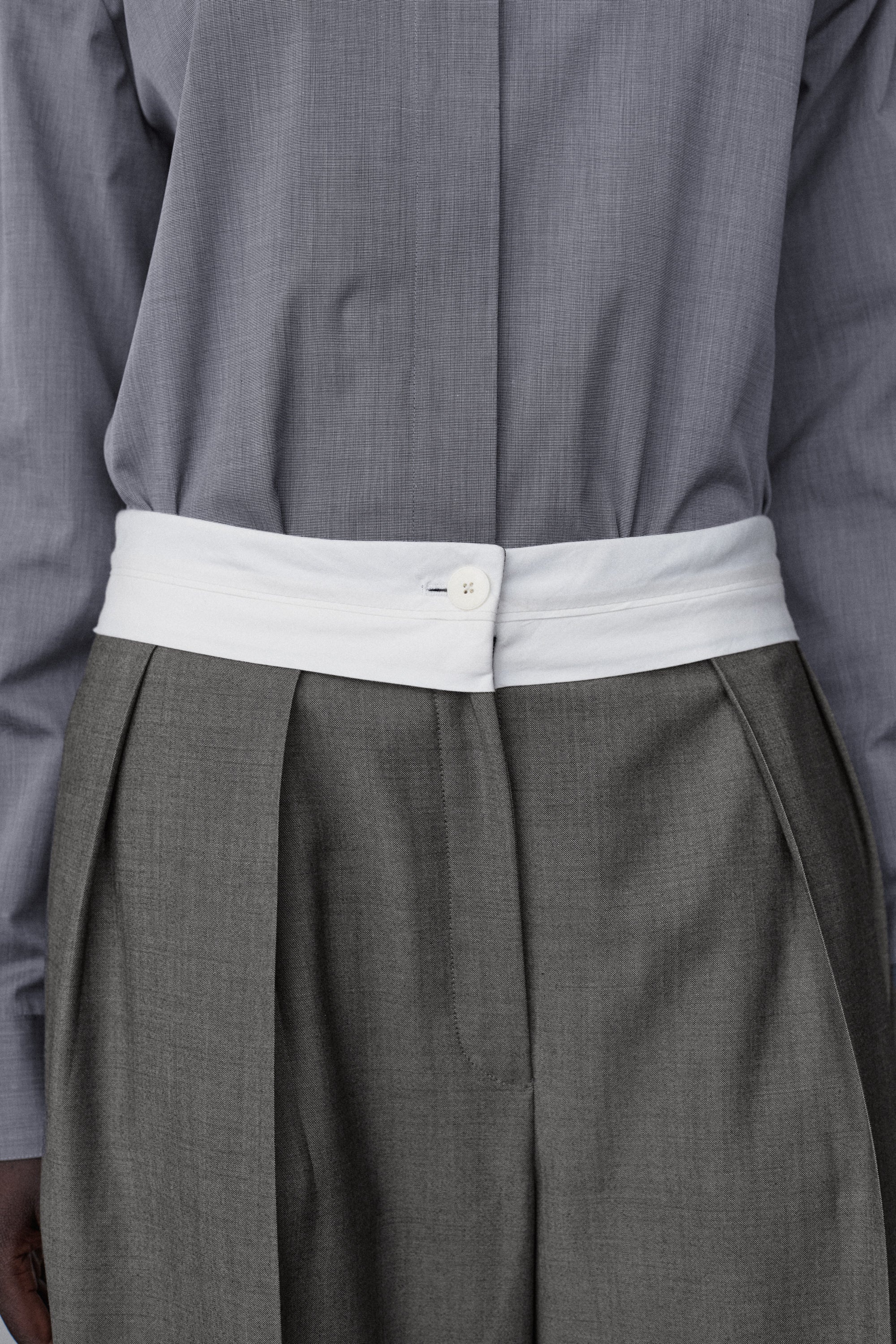 Milla Pant in Virgin Wool and Mohair - 4