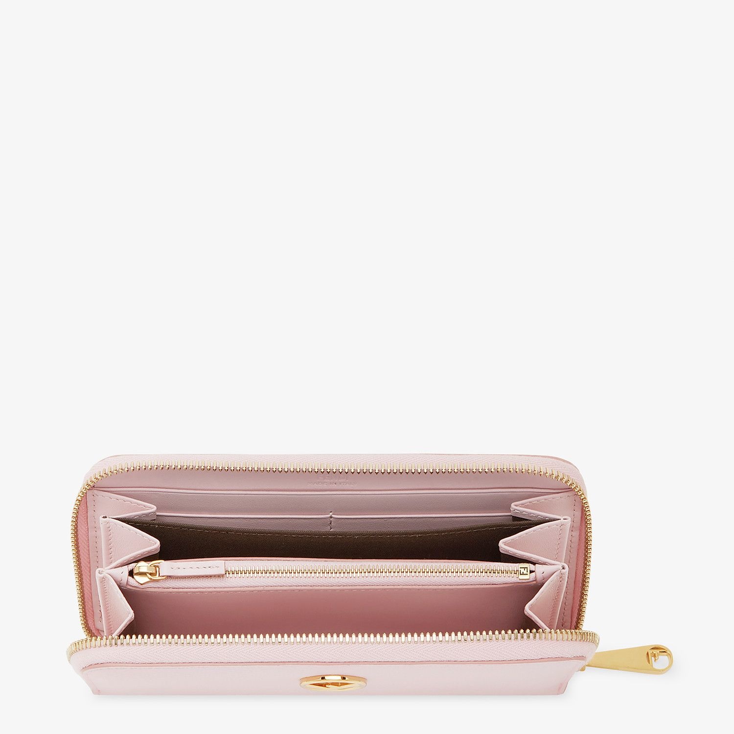 Pink leather wallet - 4