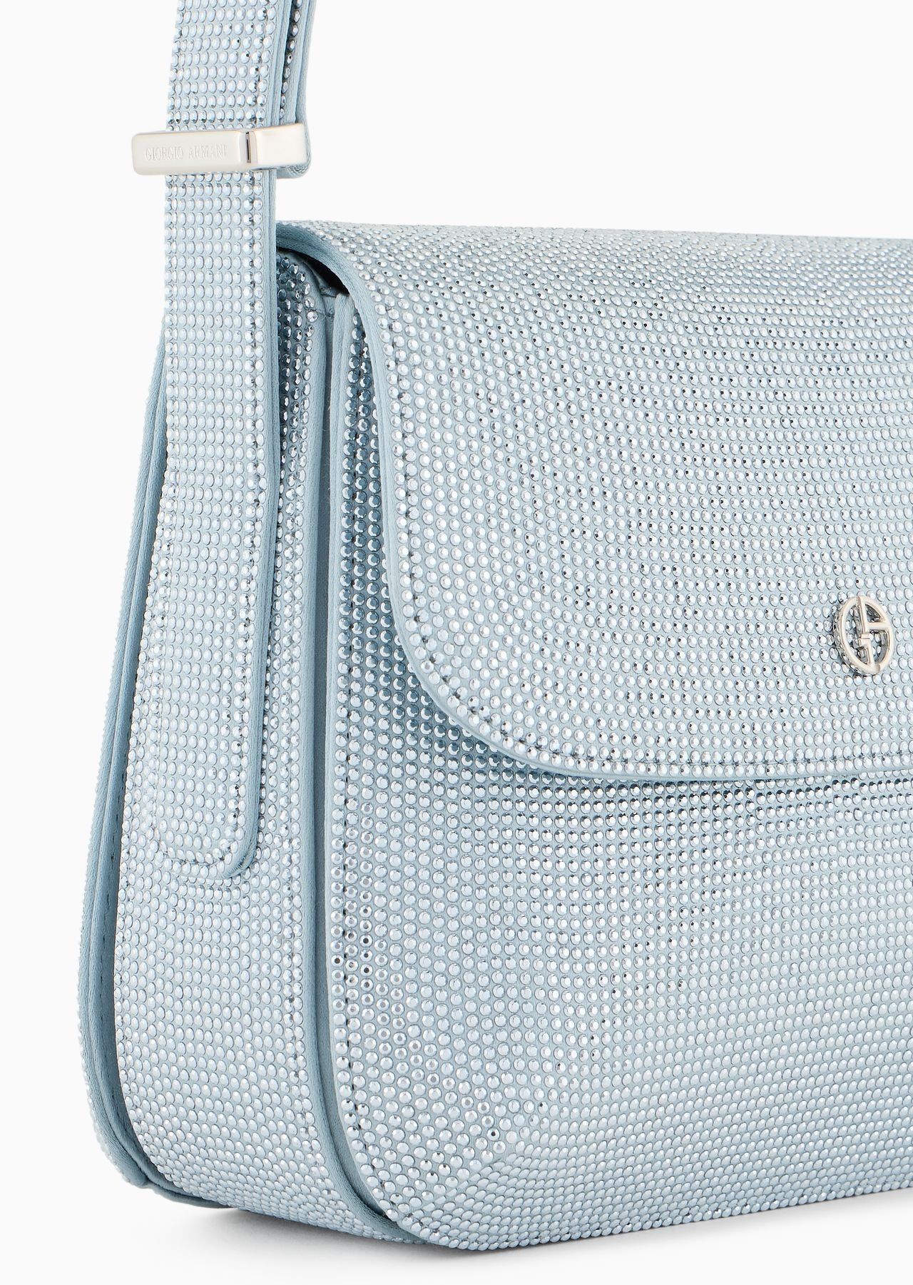 La Prima satin and rhinestone bag - 5