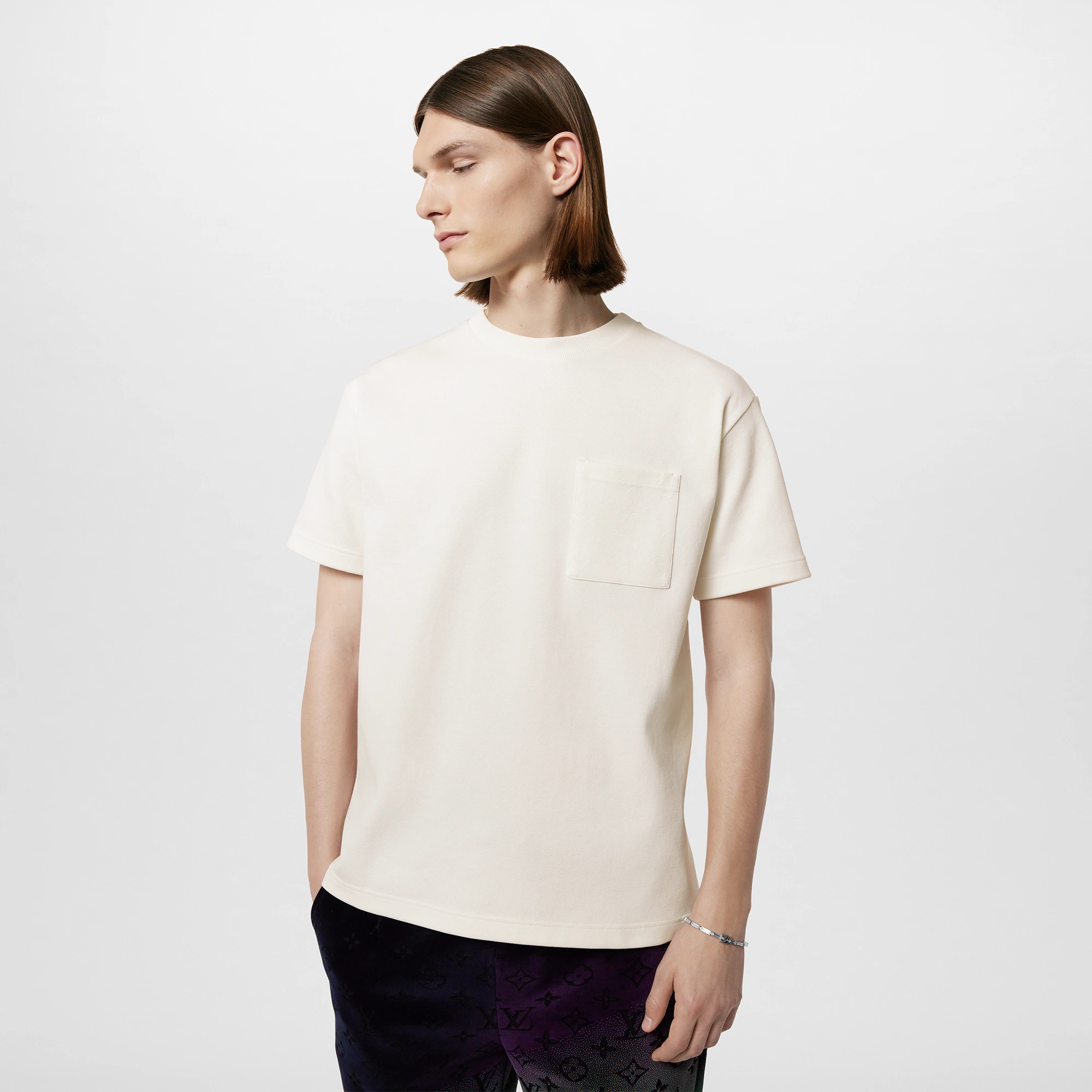 Pique Cotton T-Shirt - 3