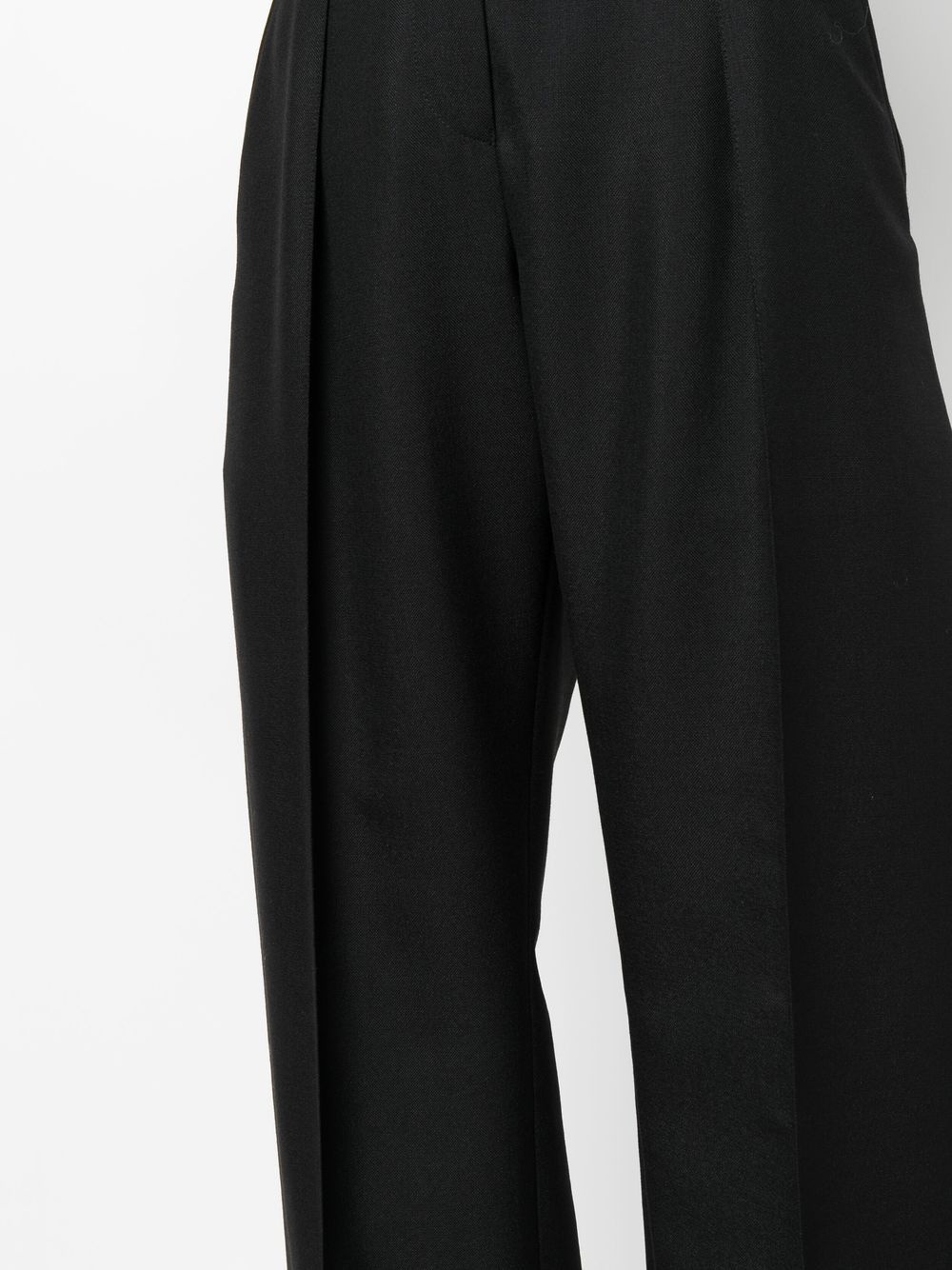 high-waisted wide-leg trousers - 5