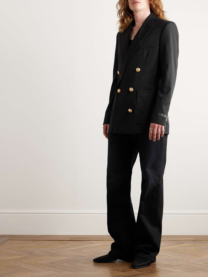 Balmain Double-Breasted Wool-Twill Blazer outlook