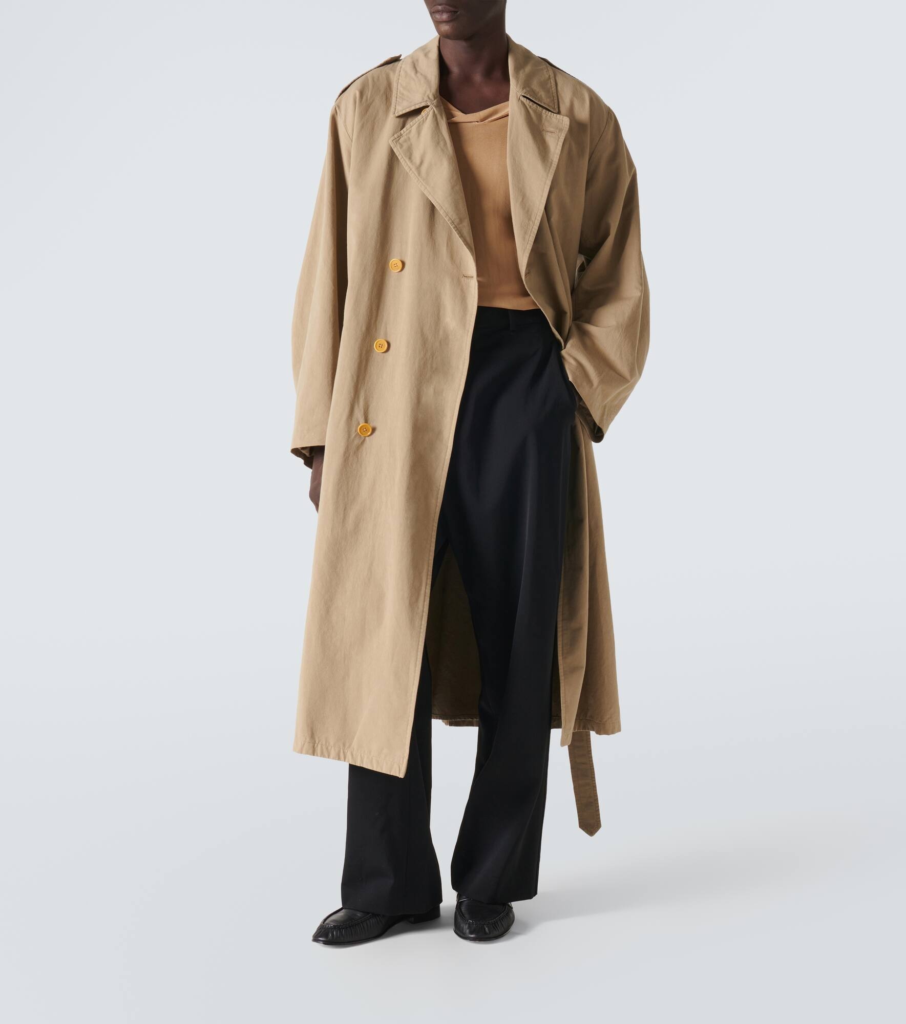 Montrose cotton and linen trench coat - 2