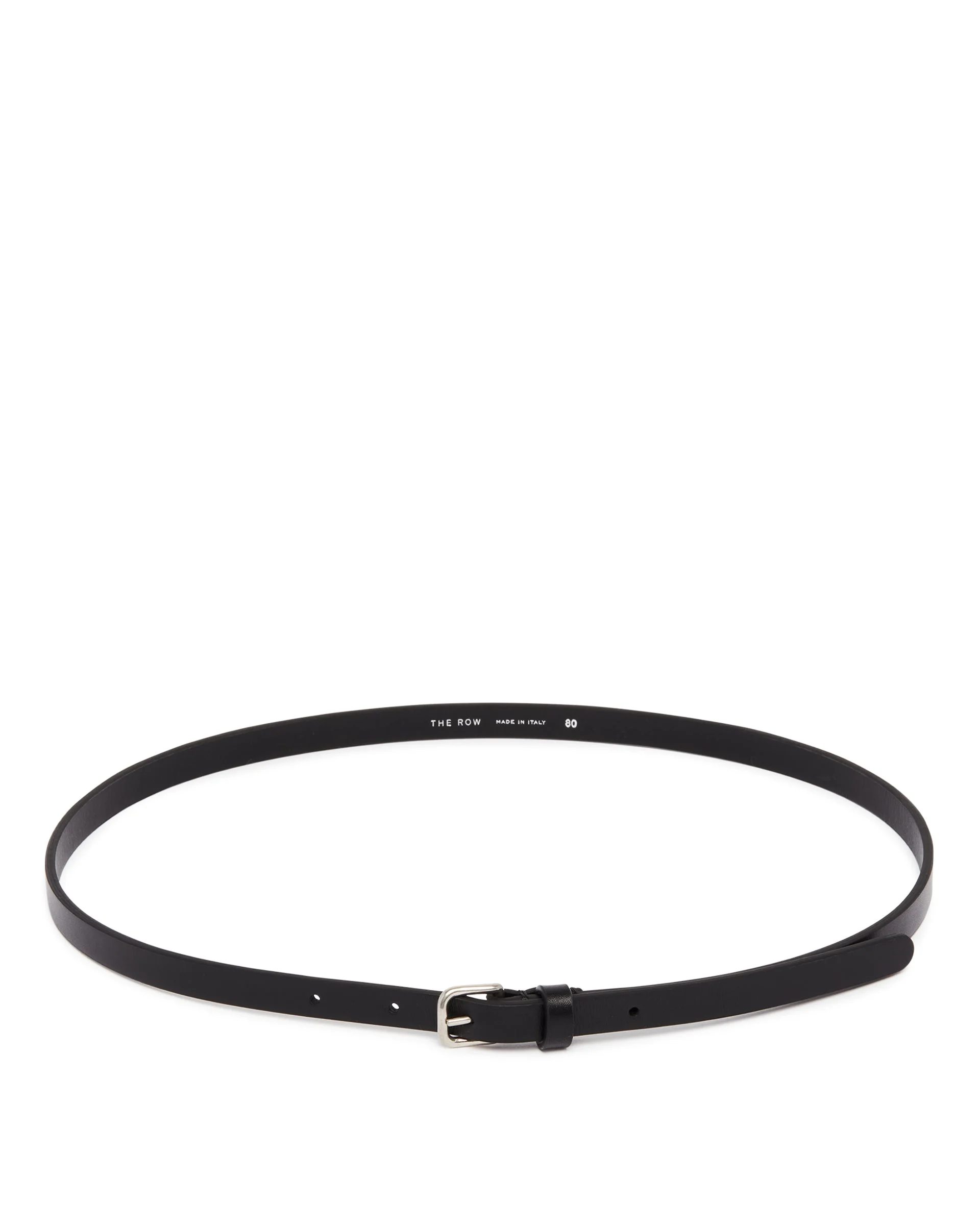 Black Leather Belt - 1