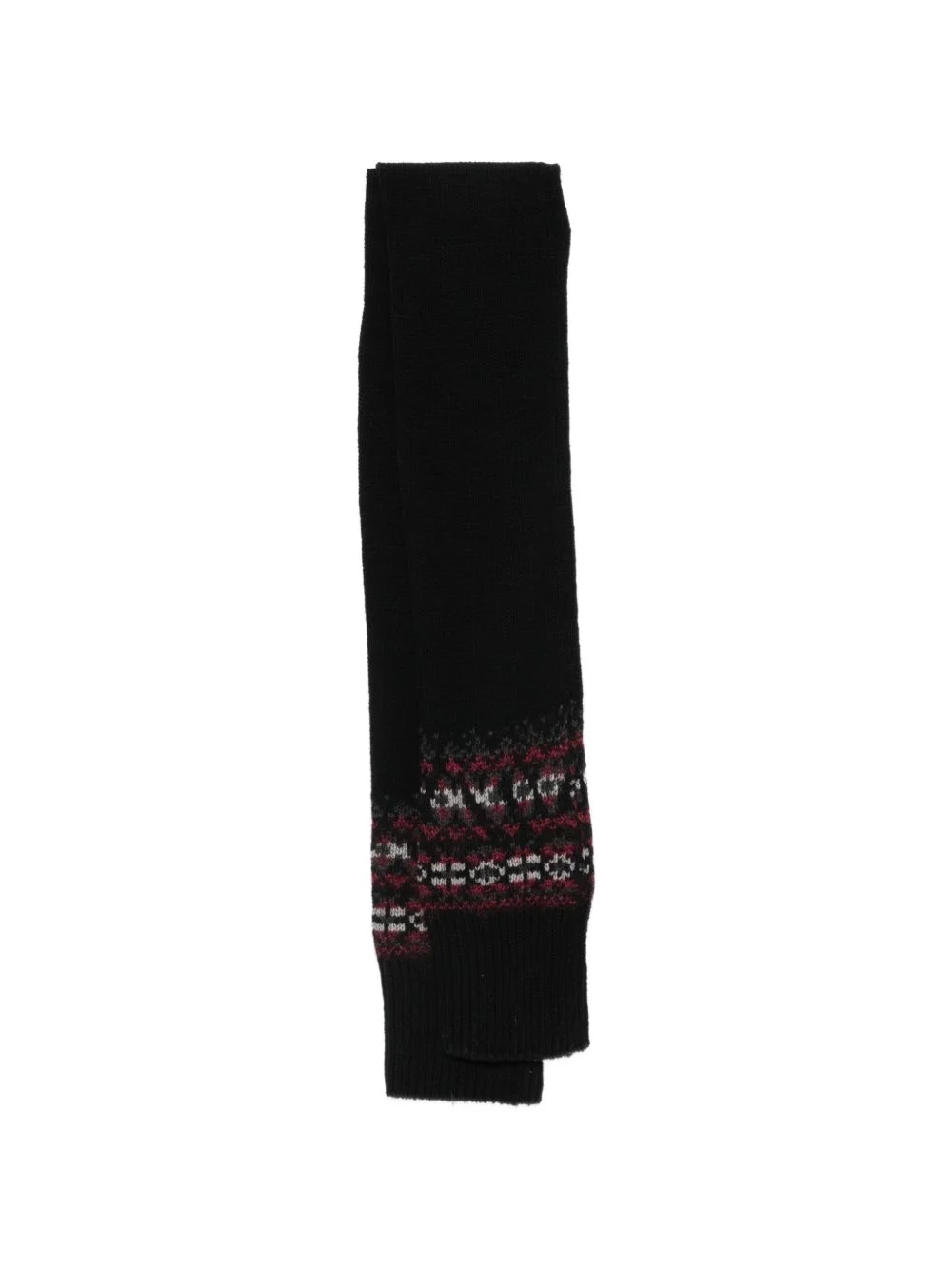fair isle knit scarf - 1
