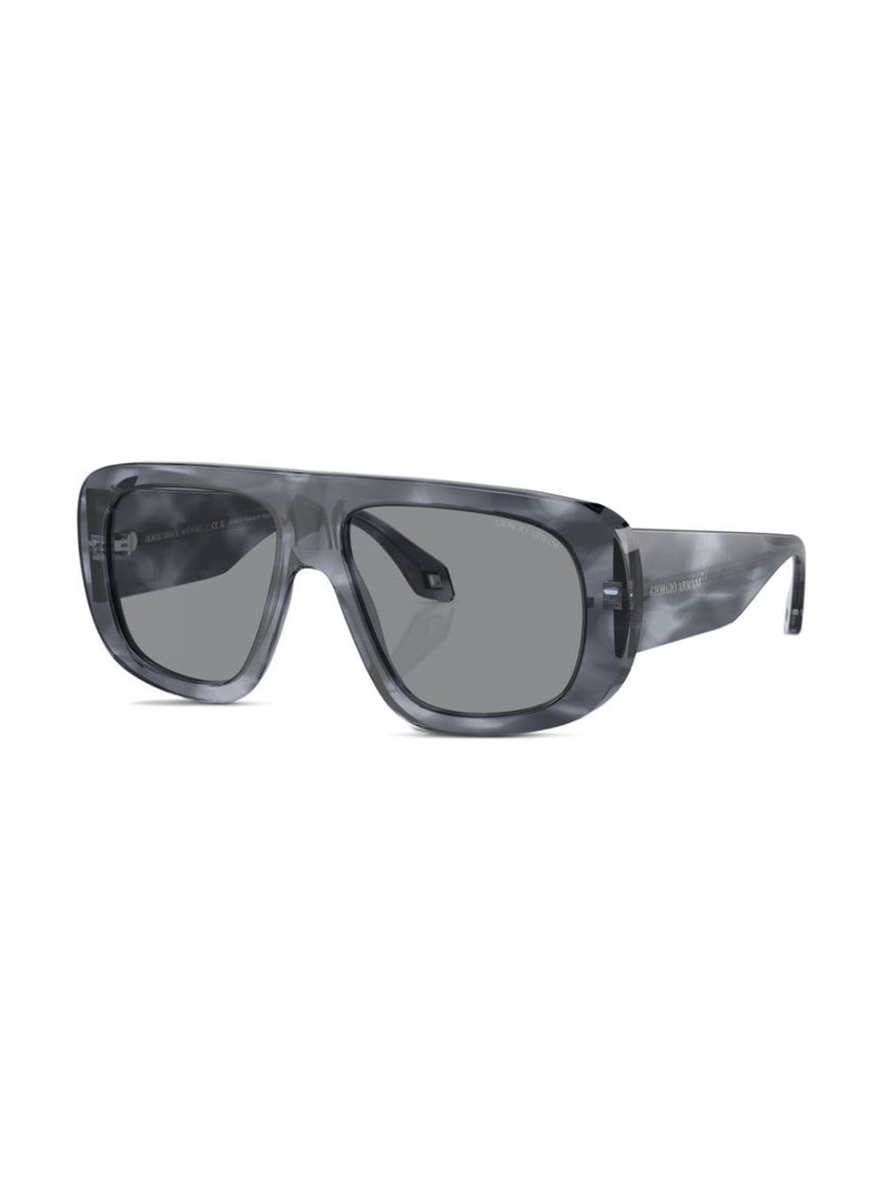 GIORGIO ARMANI logo-print sunglasses outlook