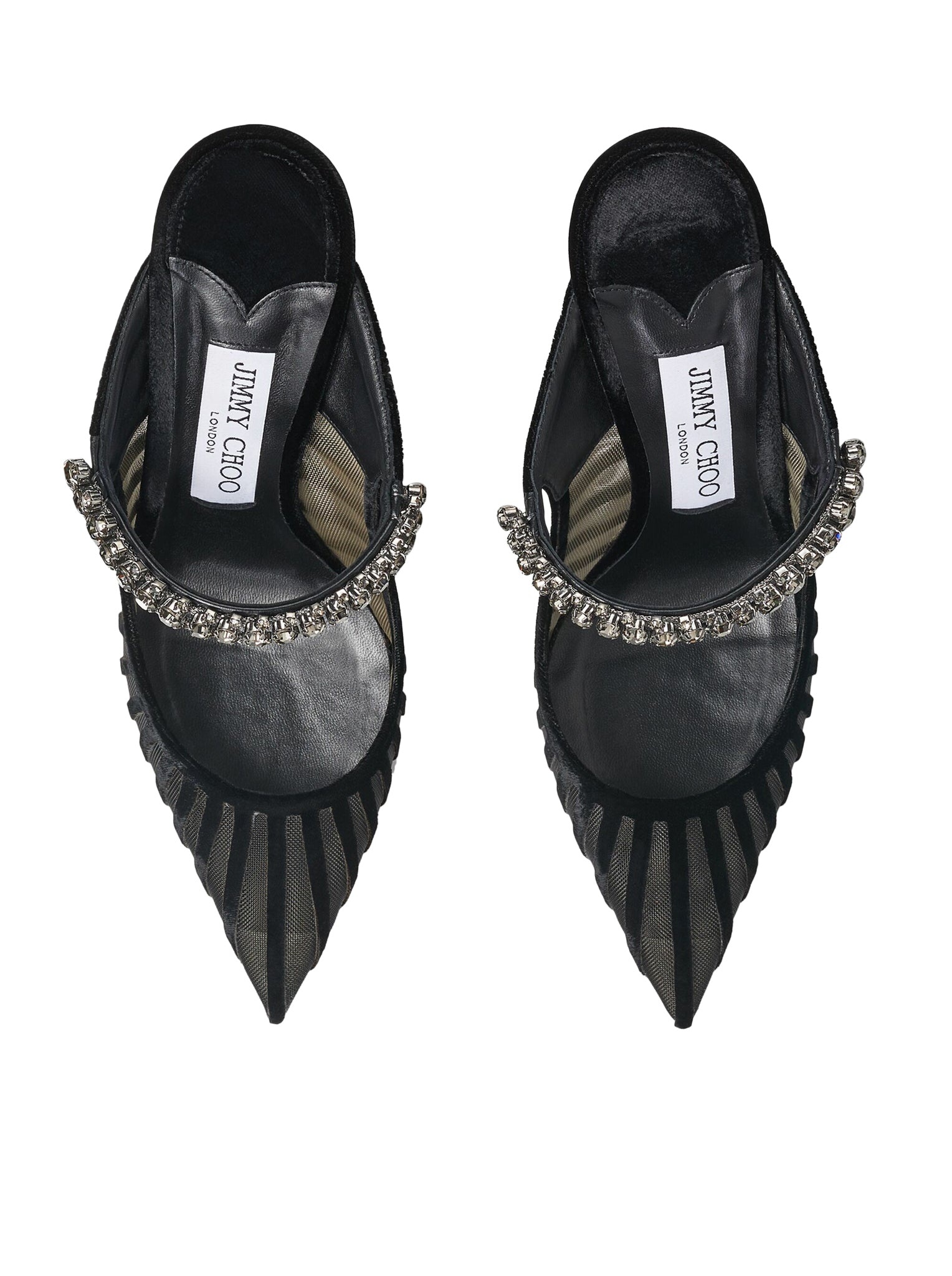 BING 100MM CRYSTAL-EMBELLISHED MULES - 4