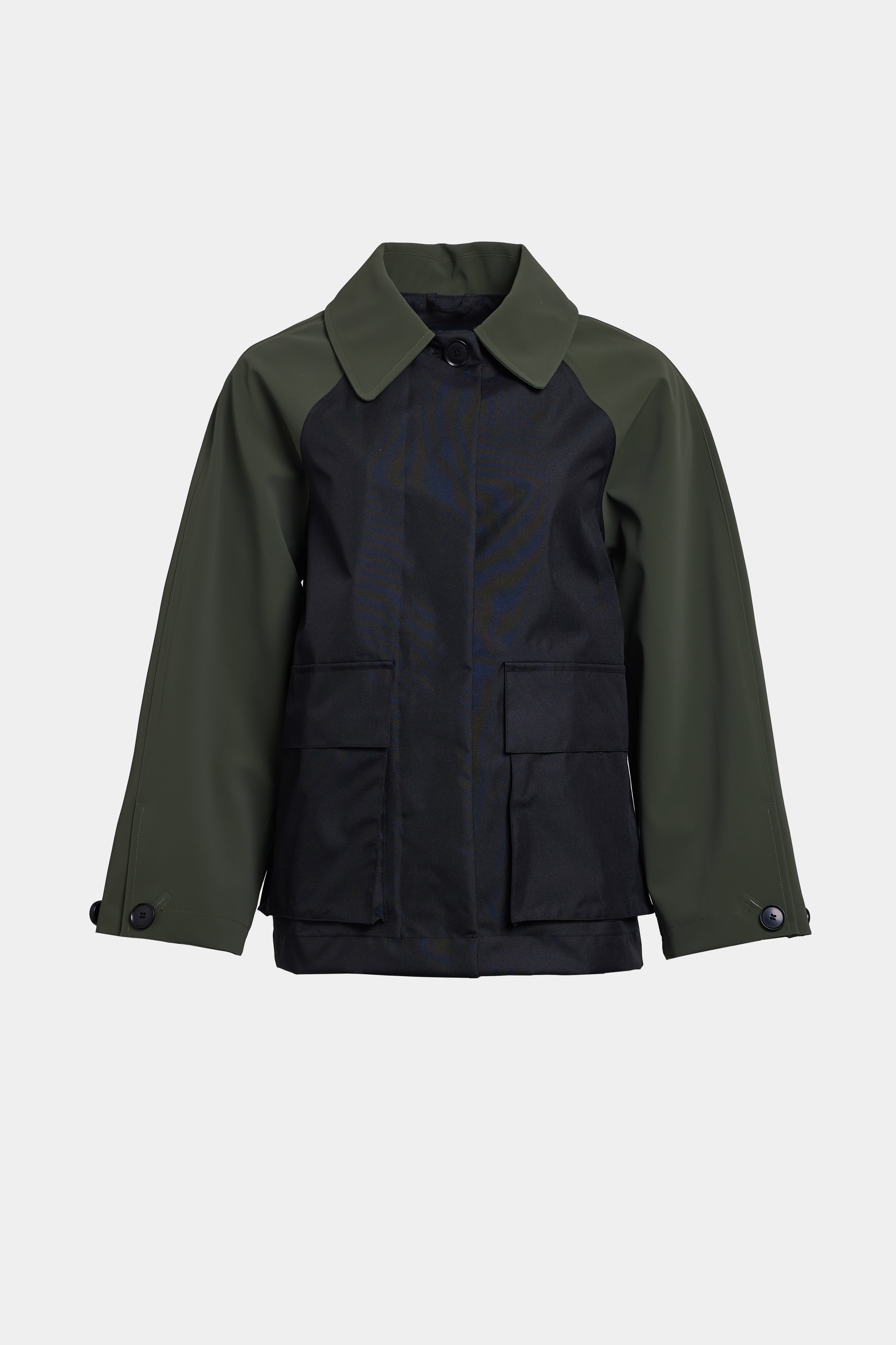 Bandhagen Patch Raincoat Black - 6