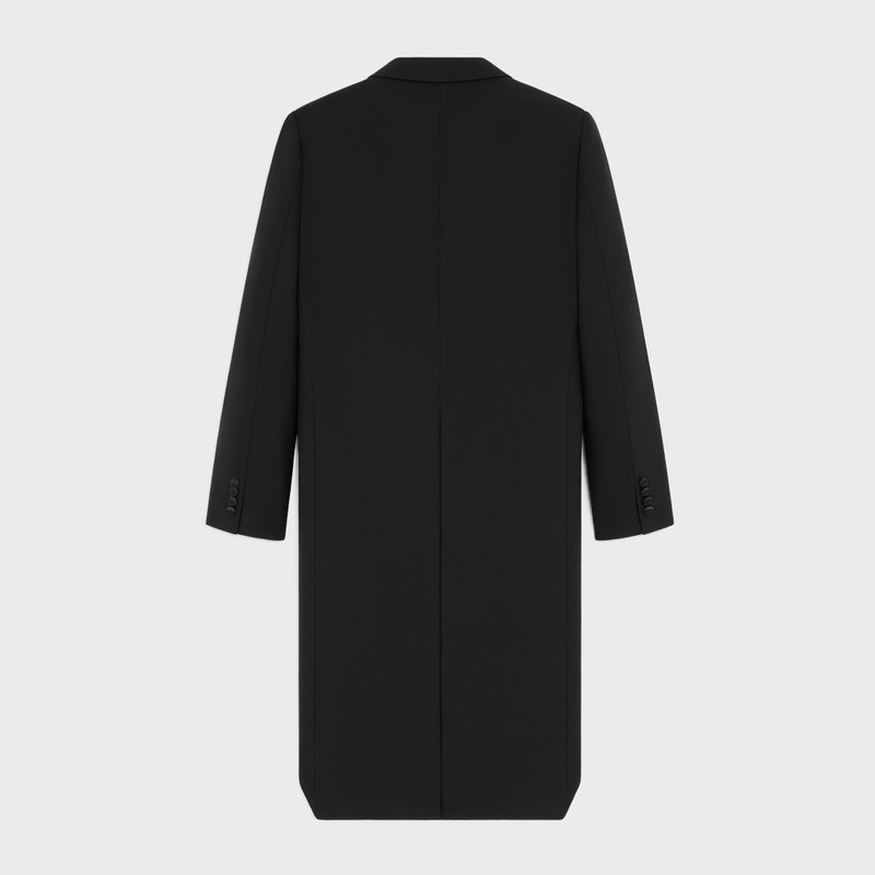 CELINE long tux jacket in mohair gabardine outlook