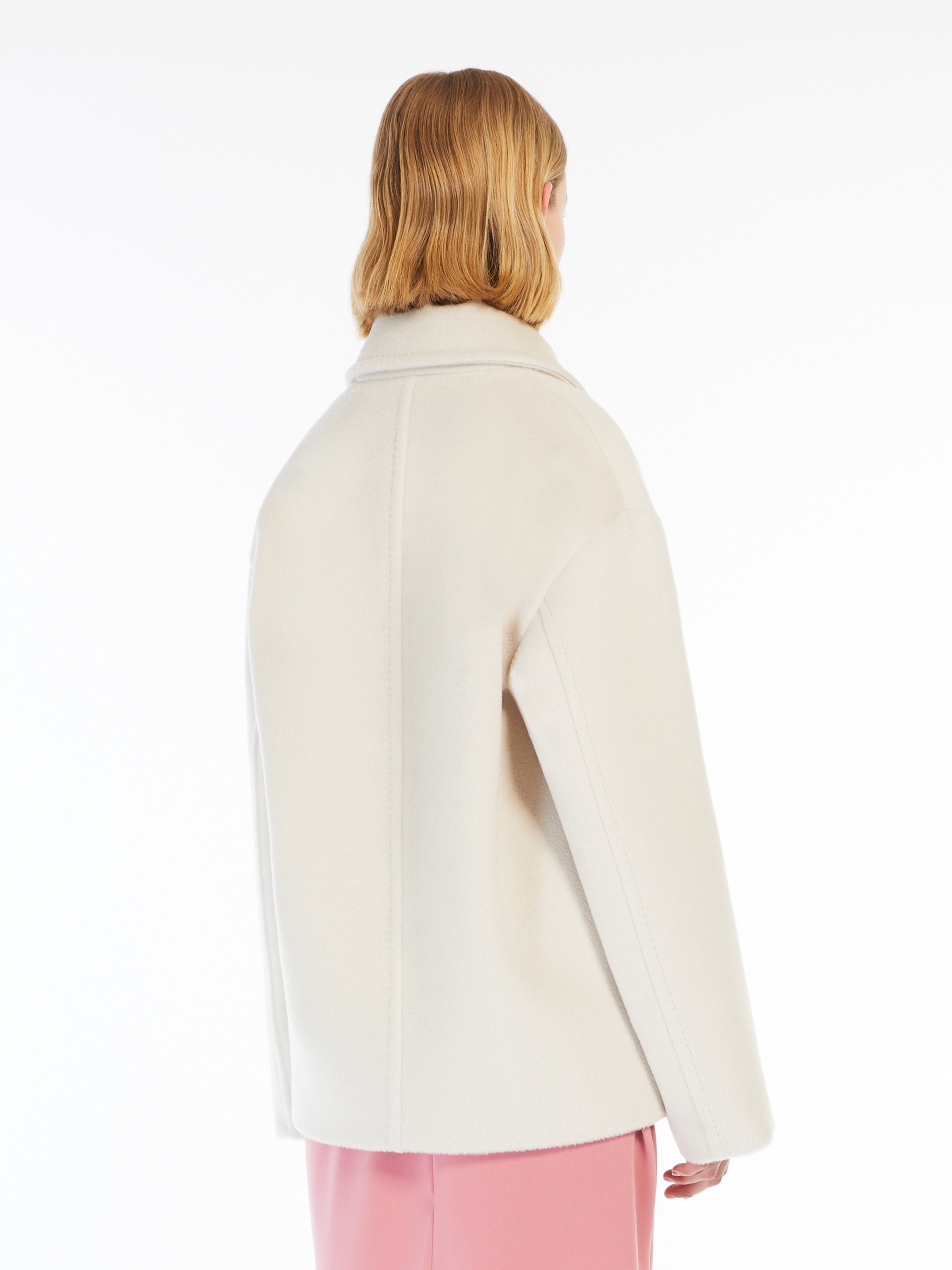 FILOVIA Wool and alpaca pea coat - 4