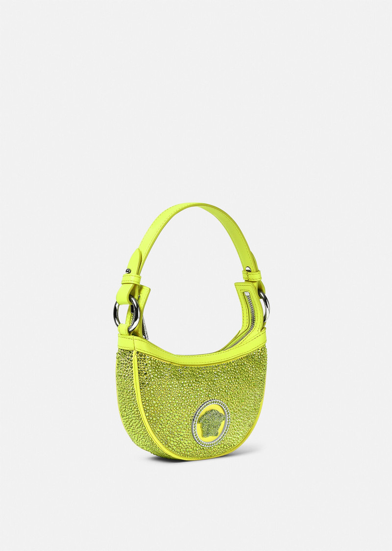 VERSACE Crystal Repeat Mini Hobo Bag outlook