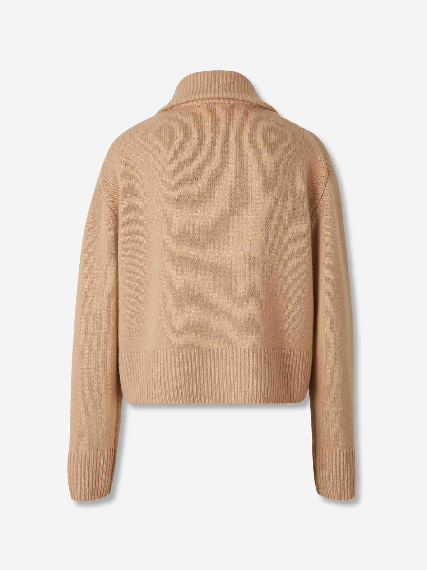 KNIT ZIPPER SWEATER - 2