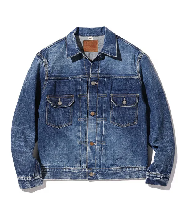 SC11953SW 14.25oz Denim Jacket 1953 Aged Model - 1