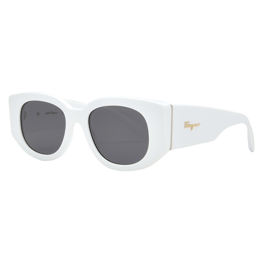 Ferragamo Grey Cat Eye Ladies Sunglasses SF1053S 101 52 - 2
