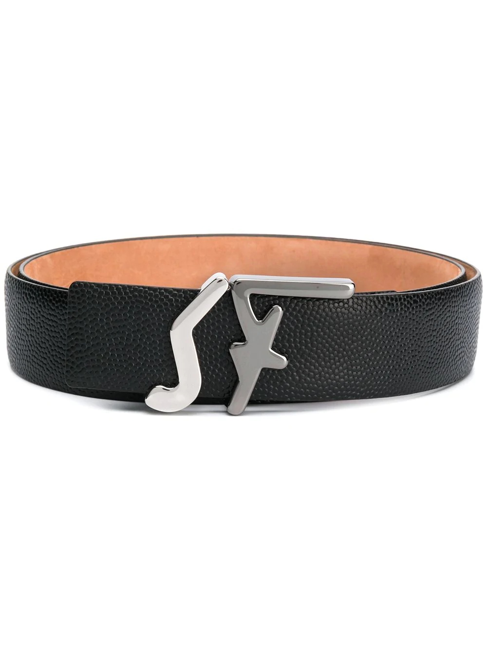 logo buckle belt - 1