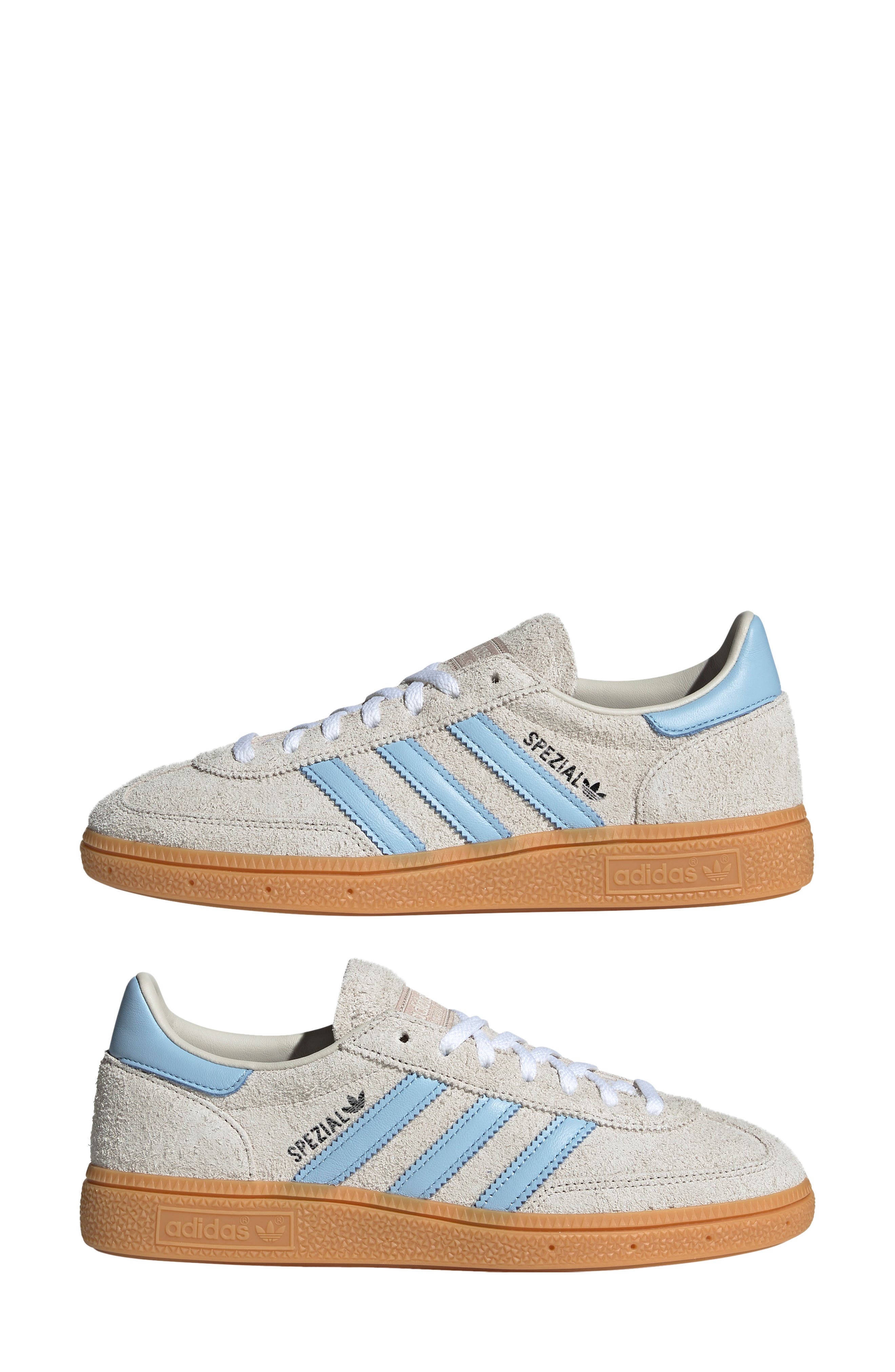 adidas Handball Spezial Sneaker in Alumina/Clear Sky/Gum at Nordstrom - 8