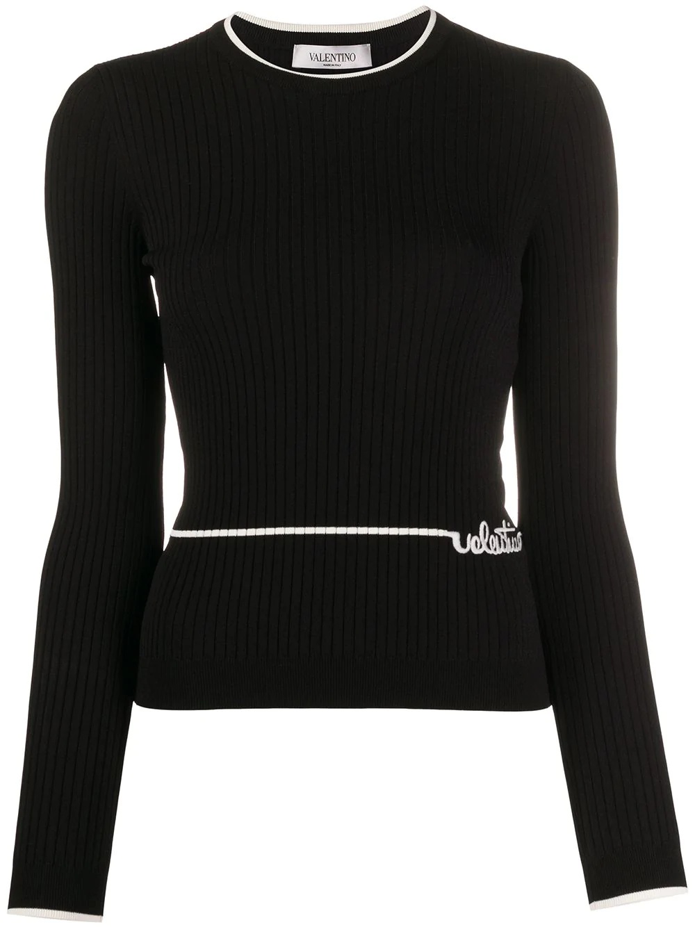 embroidered logo jumper - 1