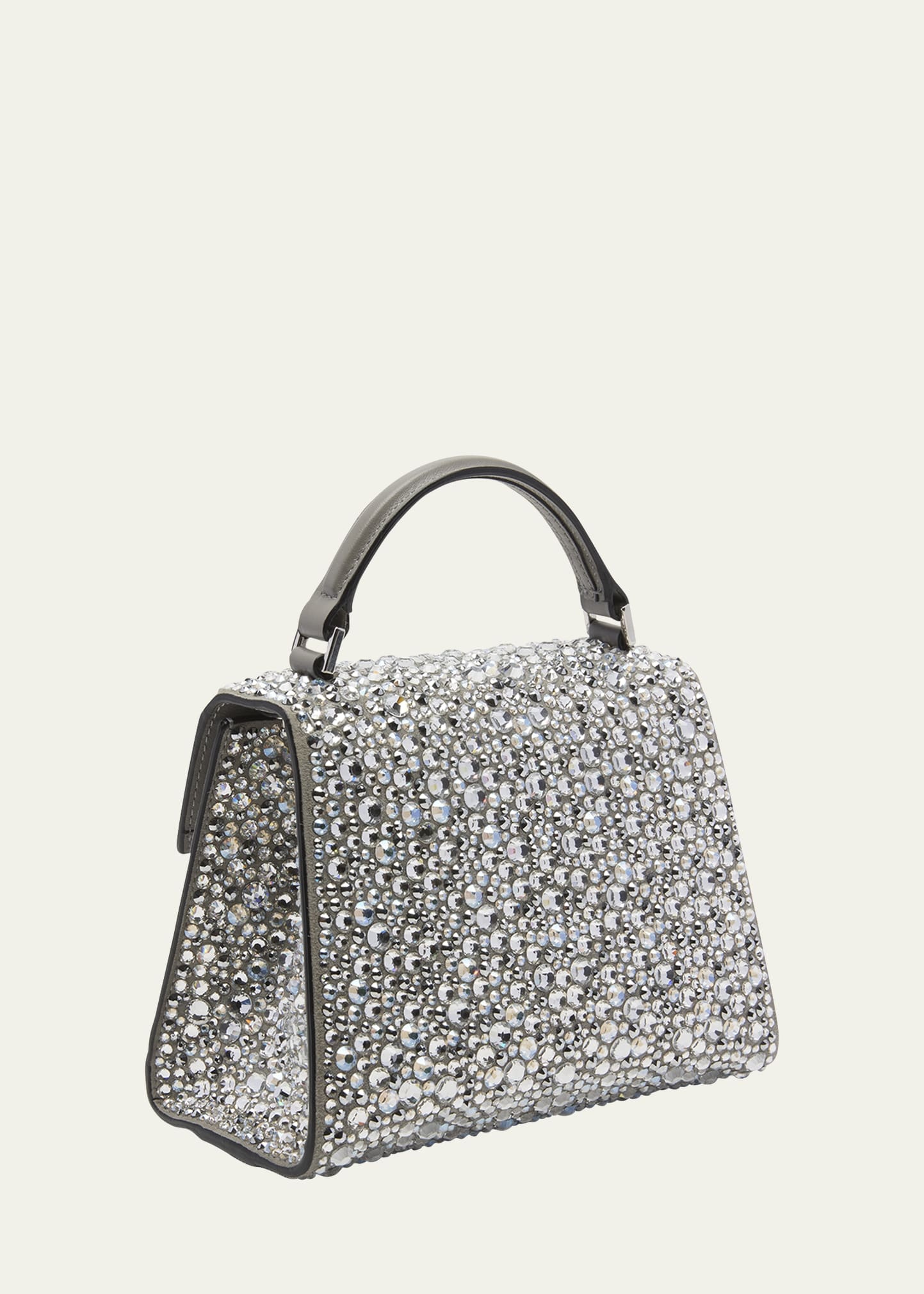 VSLING Mini Rhinestone Top-Handle Bag - 3