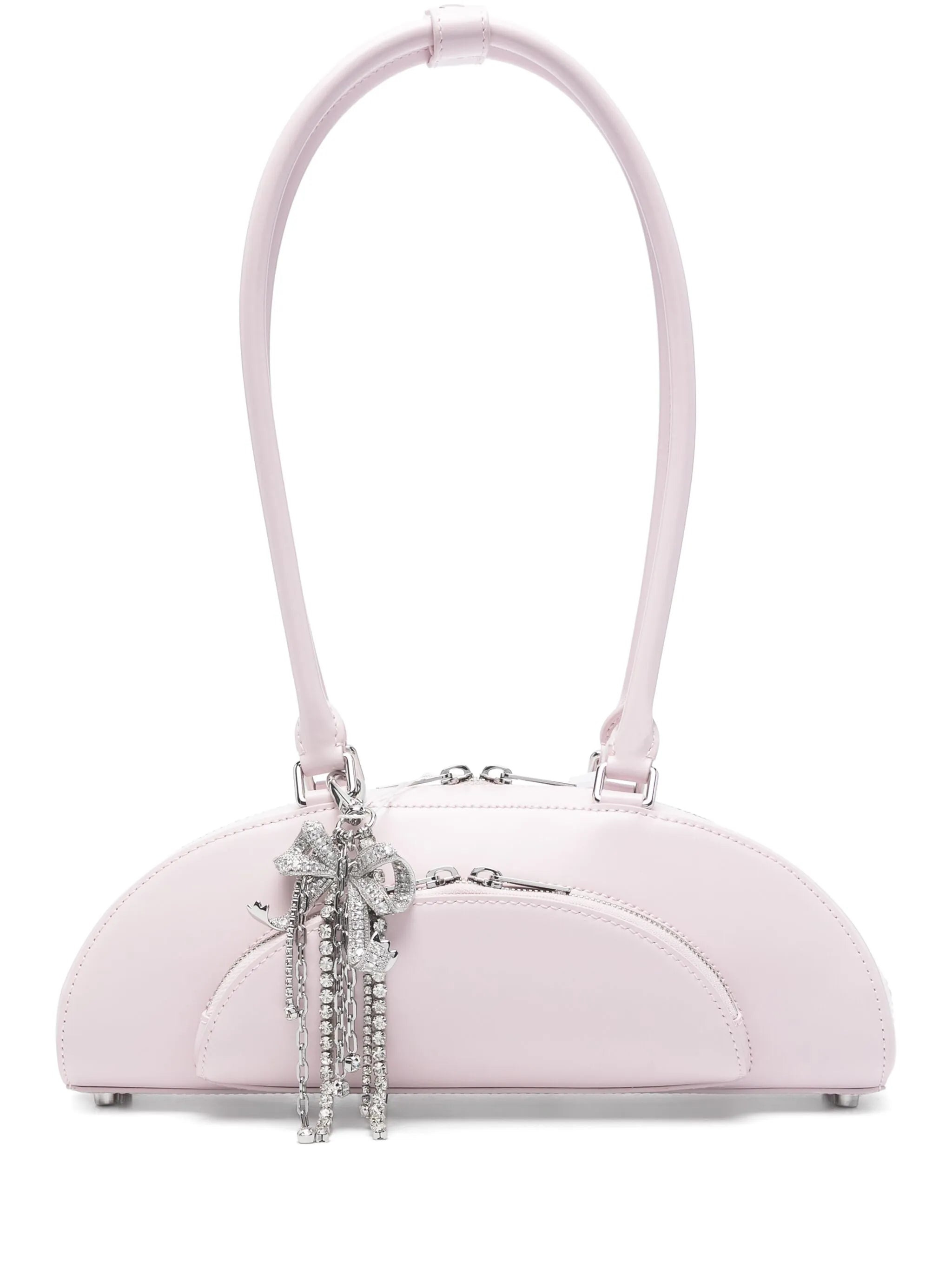 Self Portrait Curved Charm Shoulder Bag - 1