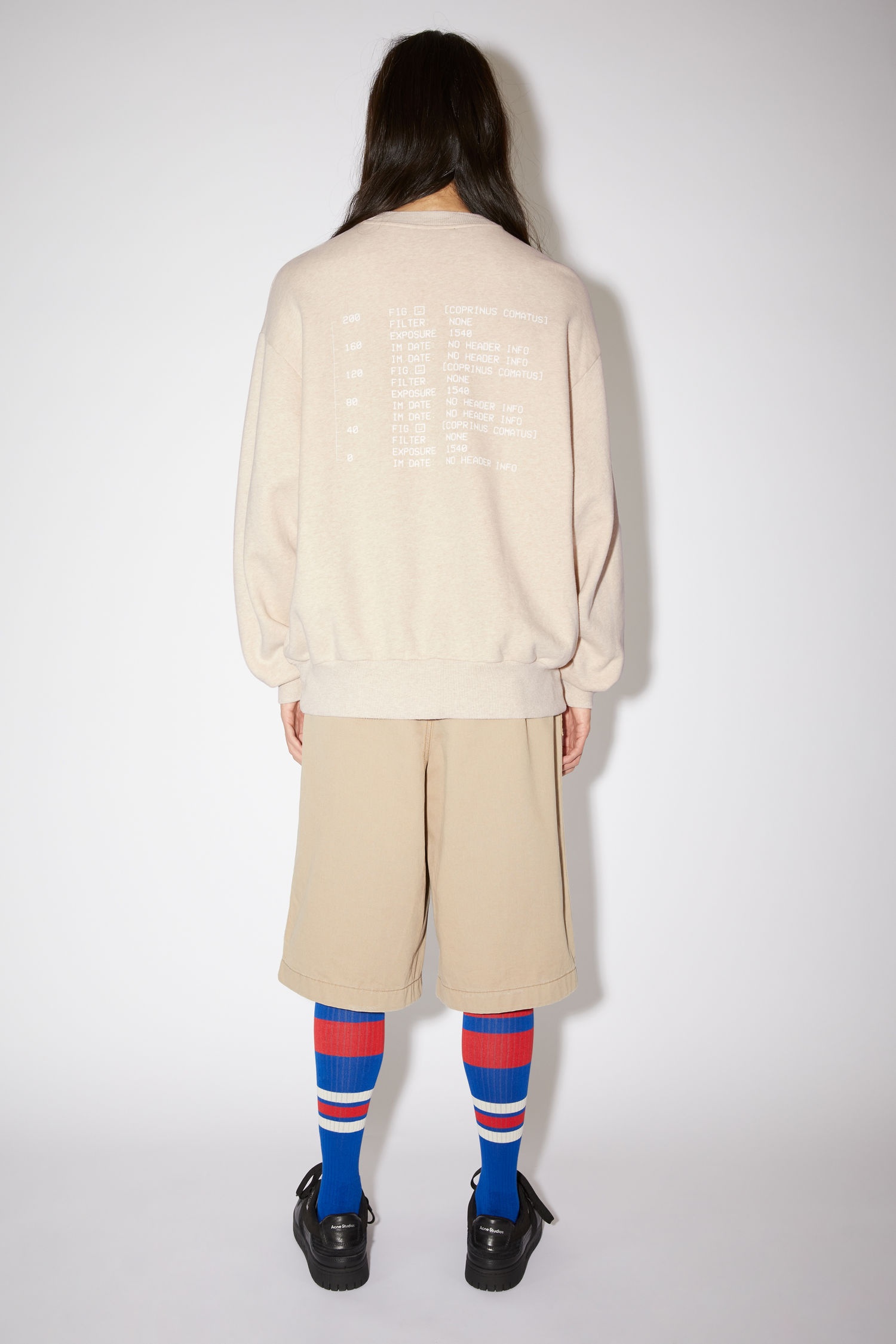 Crew neck sweatshirt - Oatmeal melange - 3