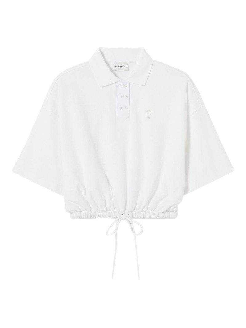 drawstring-hem shirt 1