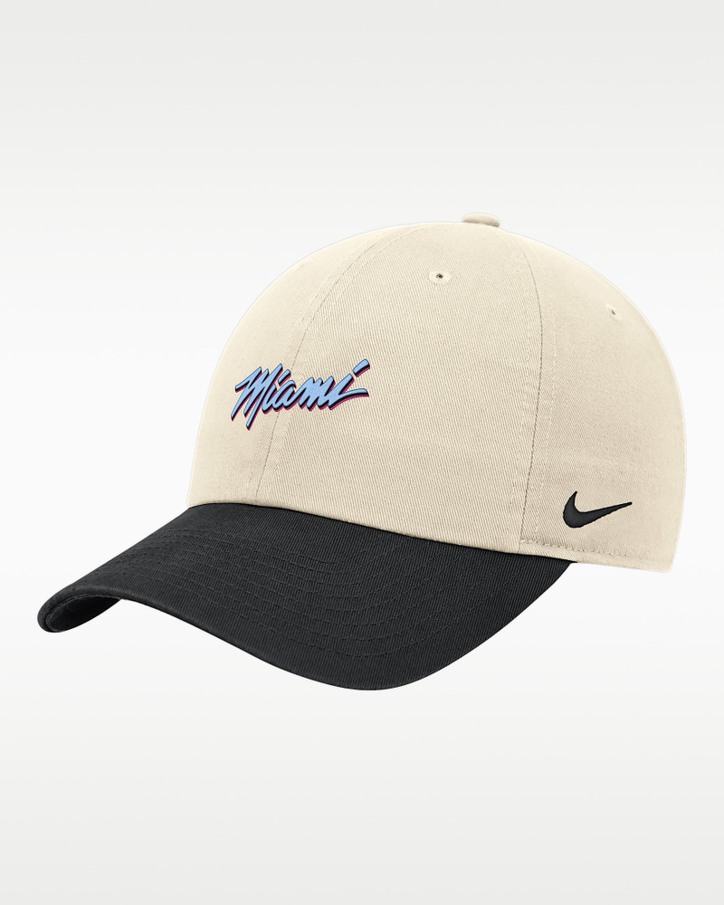 Miami Heat Club City Edition Nike NBA Cap 1