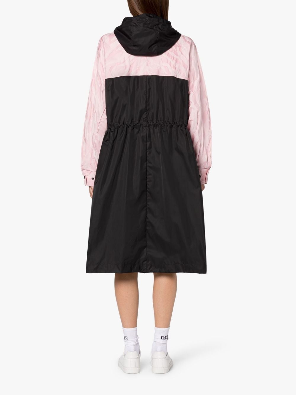 WILLOW BLACK COTTON & NYLON OVERSIZED PARKA - 4